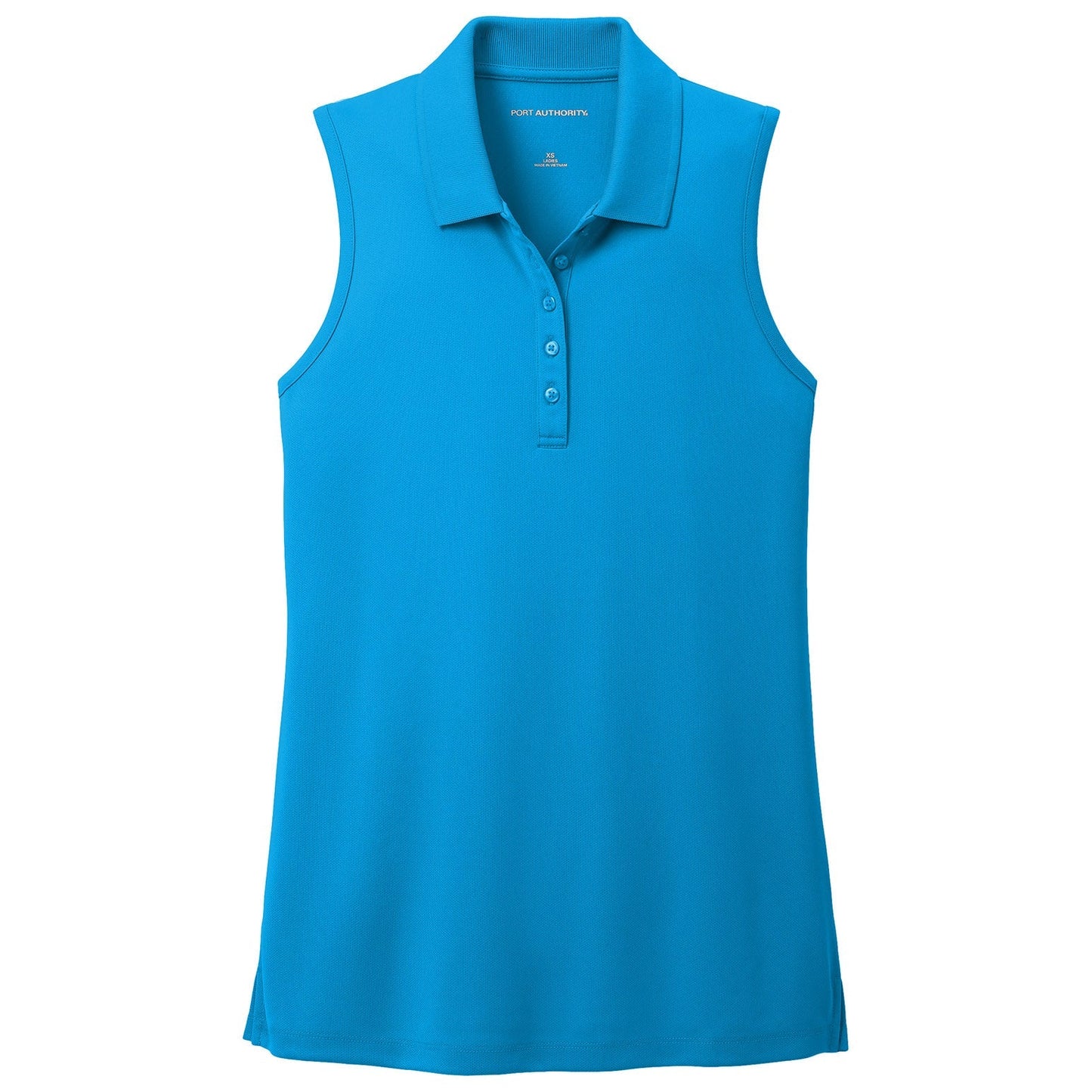 Coastal Blue Polo Shirt - Port Authority - Stylish Sleeveless