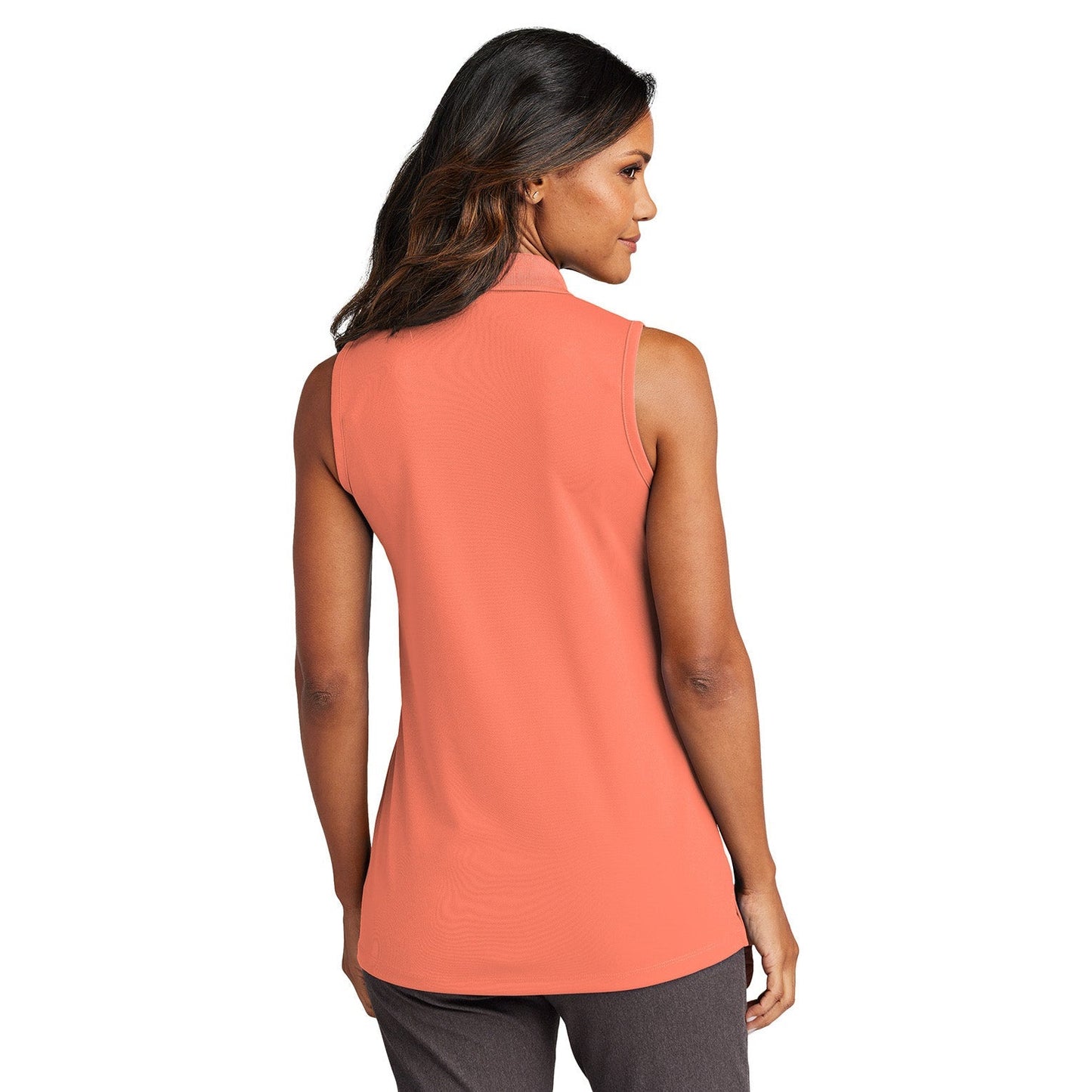 Coastal Blue Polo Shirt - Port Authority - Stylish Sleeveless