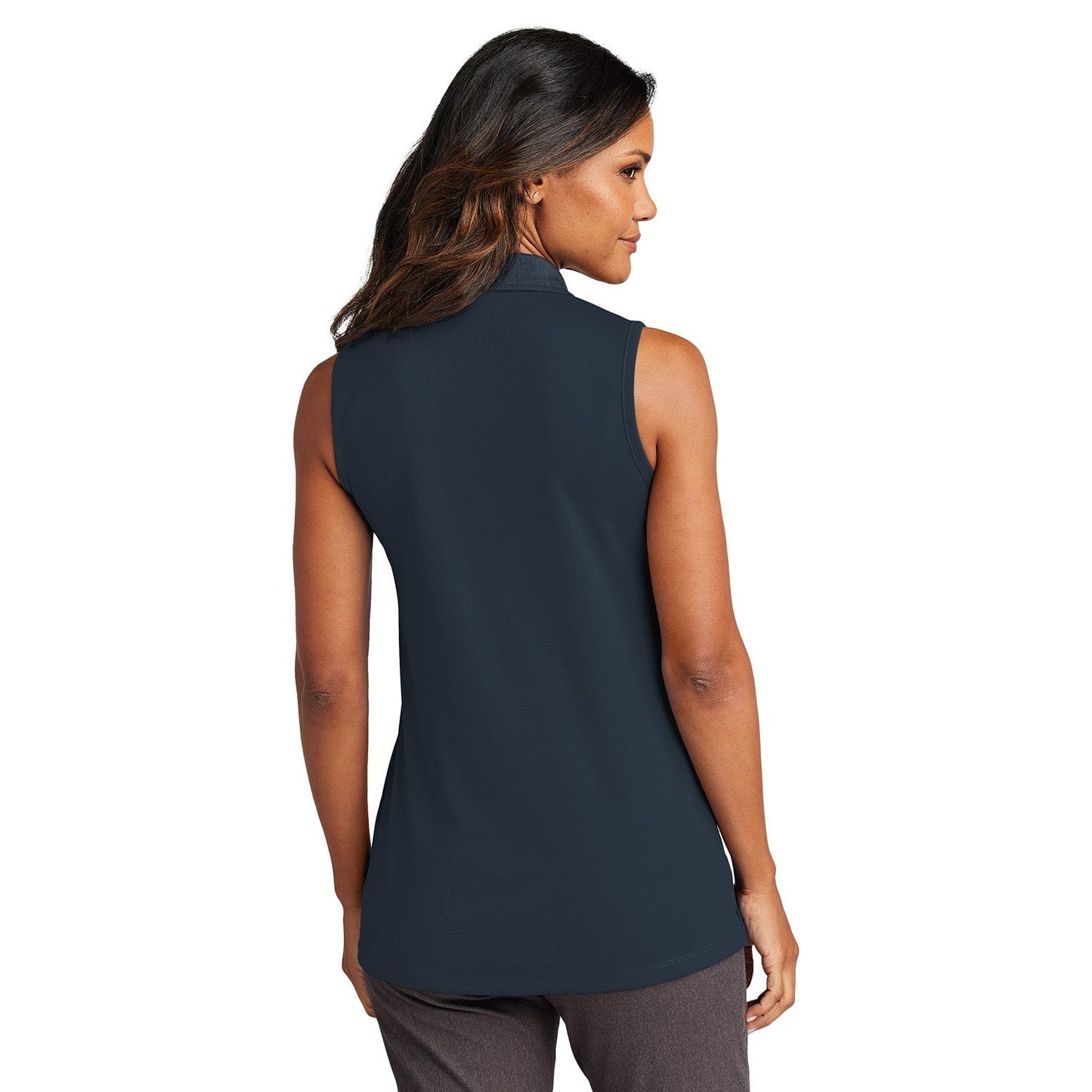 Coastal Blue Polo Shirt - Port Authority - Stylish Sleeveless