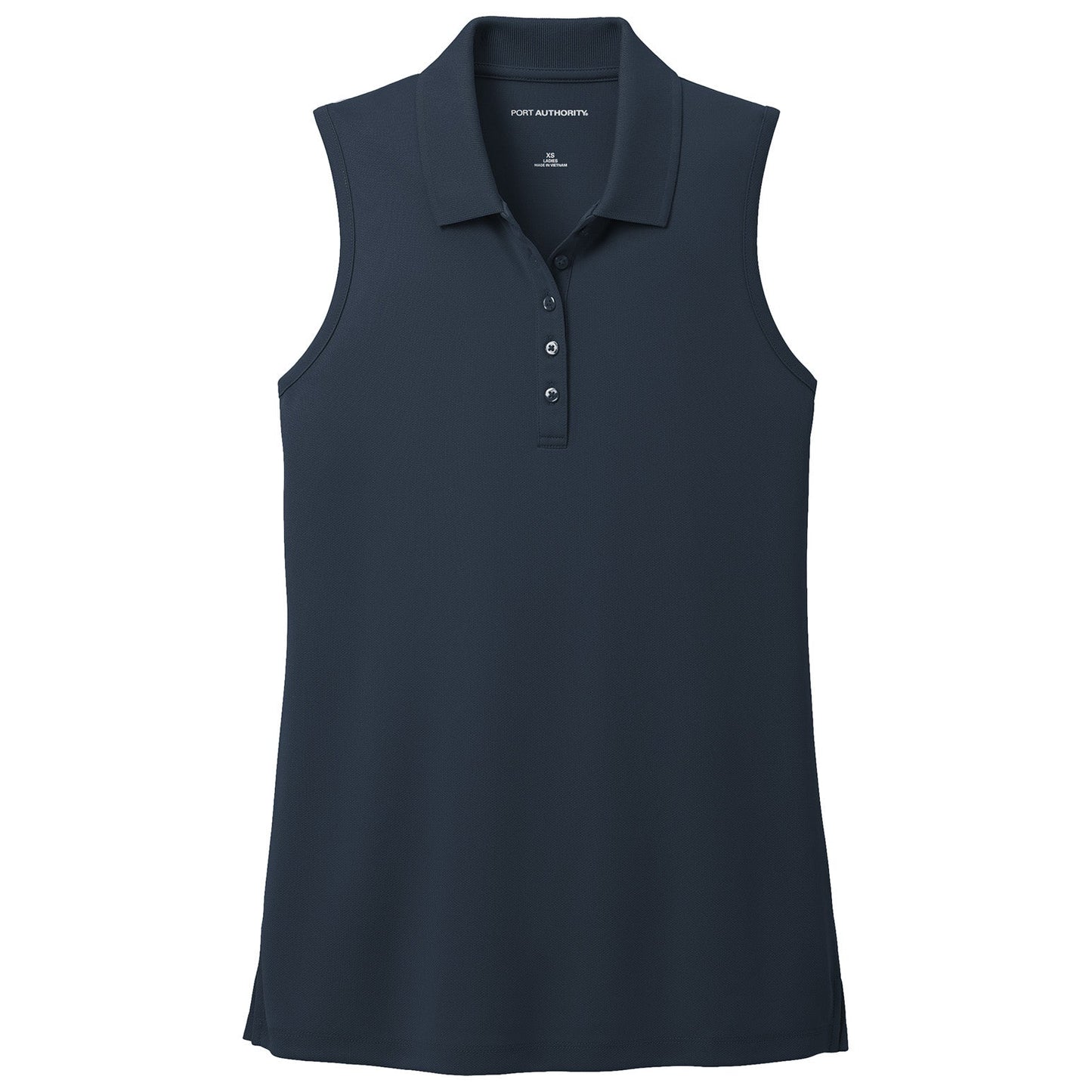 Coastal Blue Polo Shirt - Port Authority - Stylish Sleeveless