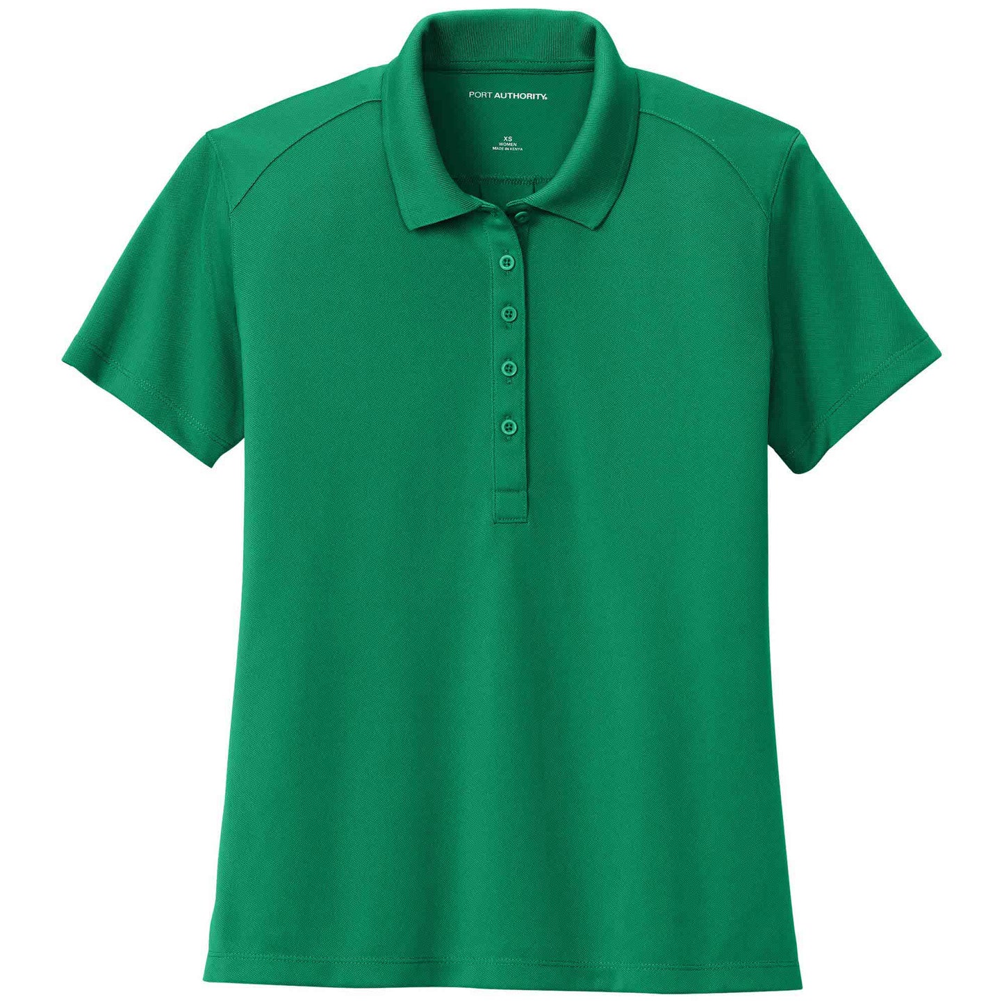 Bright Kelly Green Polo - Port Authority - Performance Pique