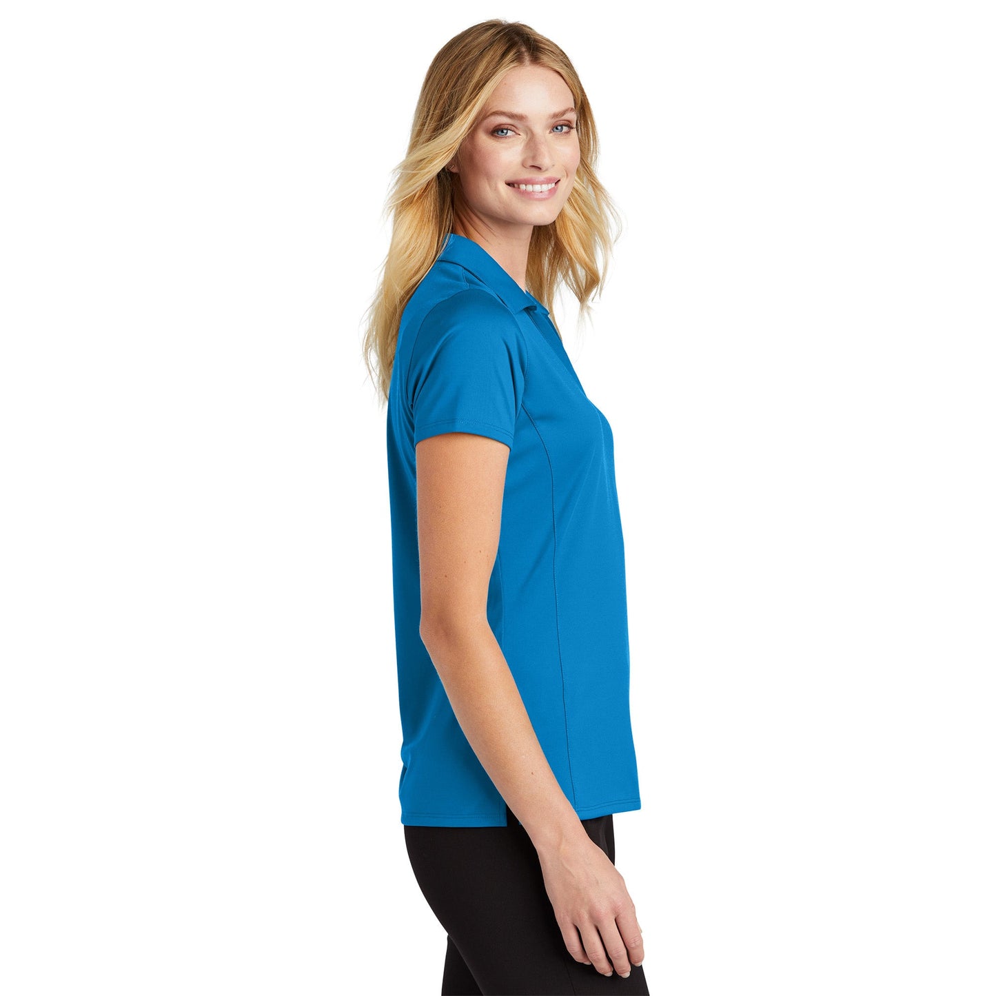 Black Performance Polo - Port Authority - Moisture-Wicking