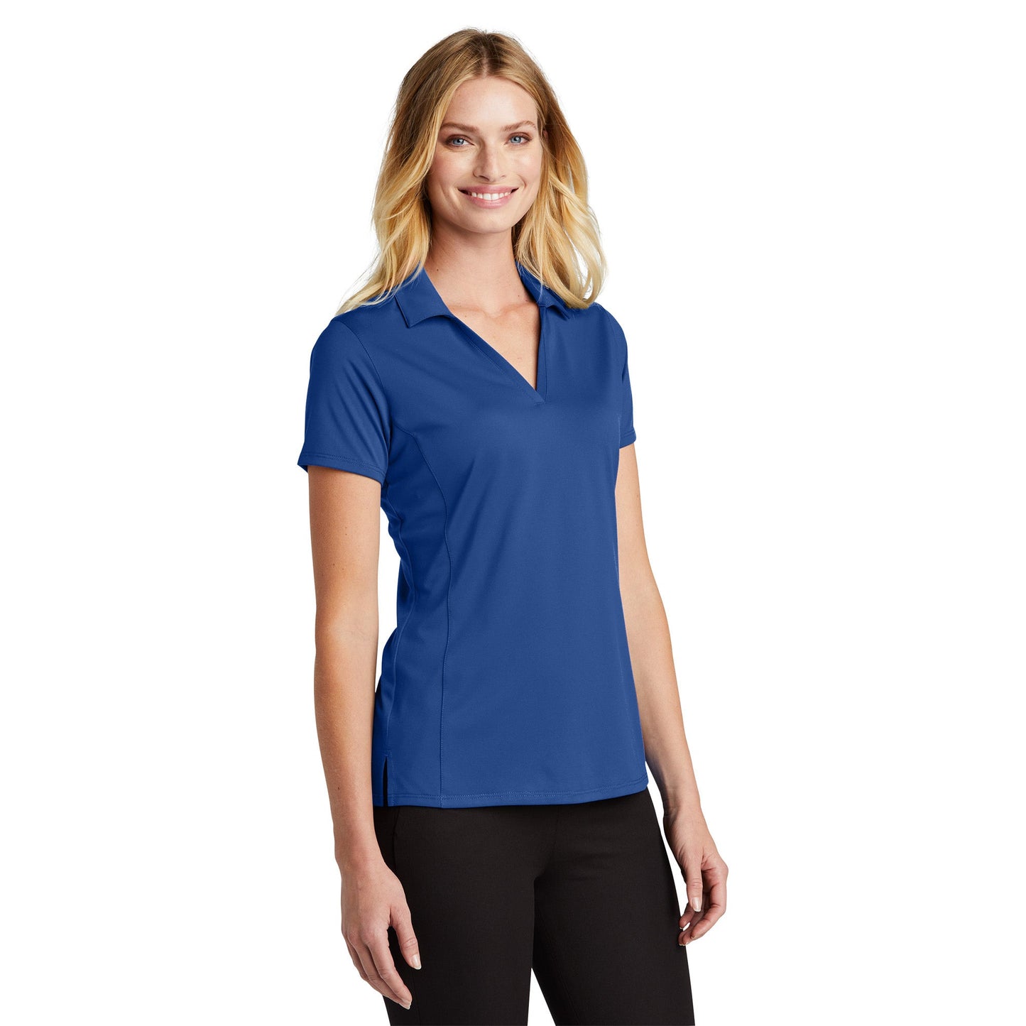Black Performance Polo - Port Authority - Moisture-Wicking