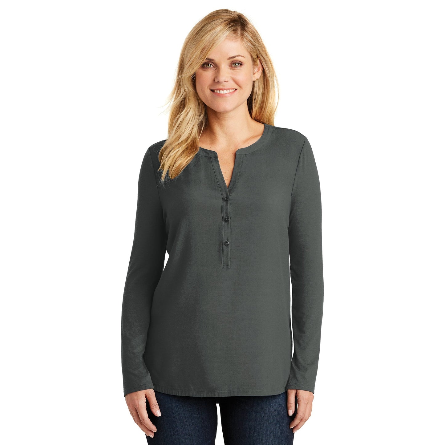 Black Tunic - Port Authority - Stylish Detail