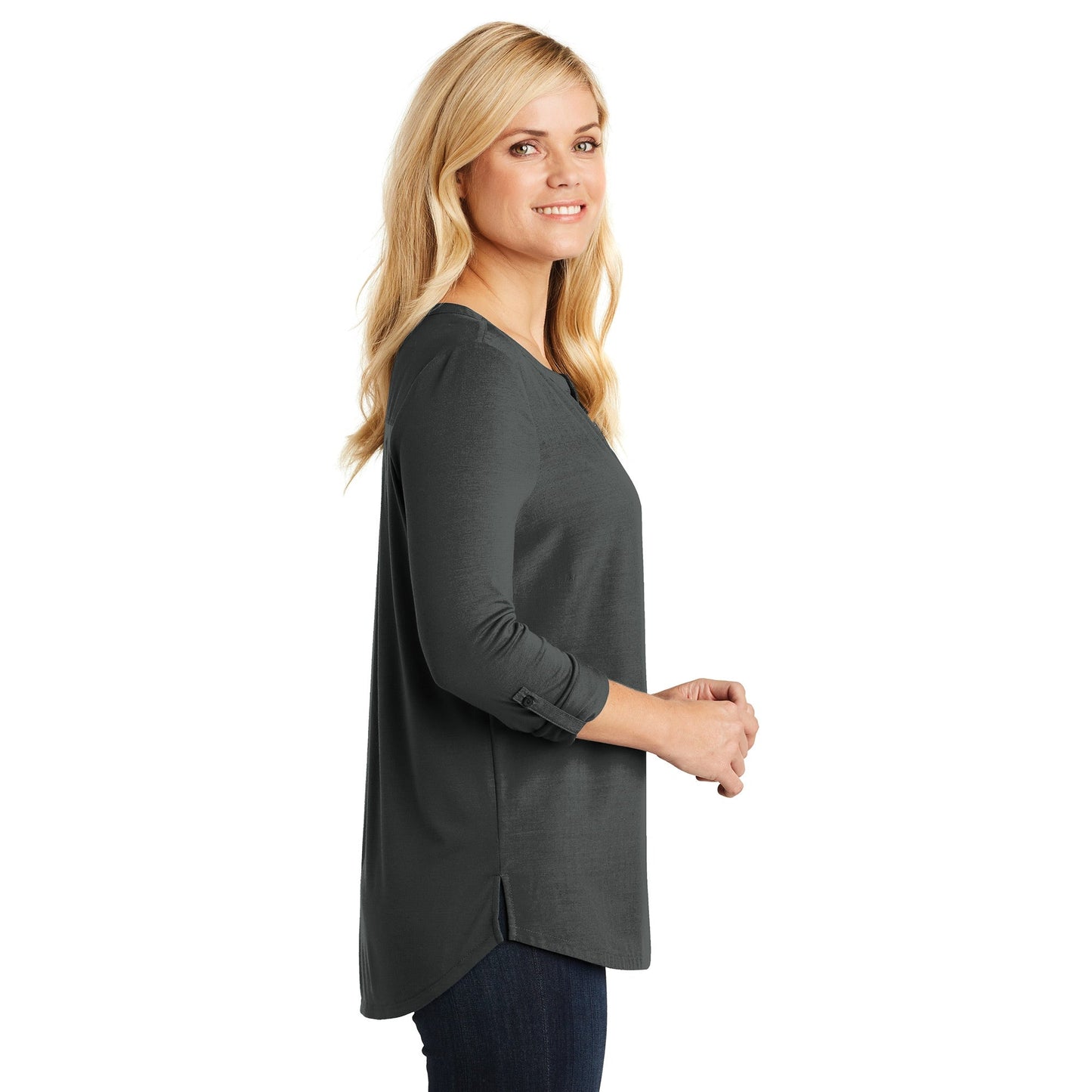 Black Tunic - Port Authority - Stylish Detail