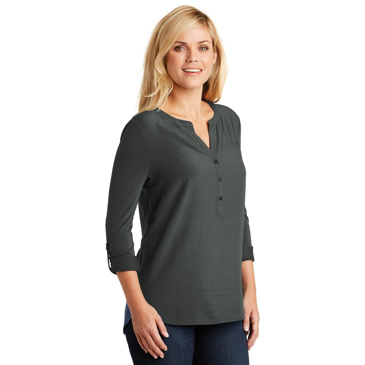 Black Tunic - Port Authority - Stylish Detail
