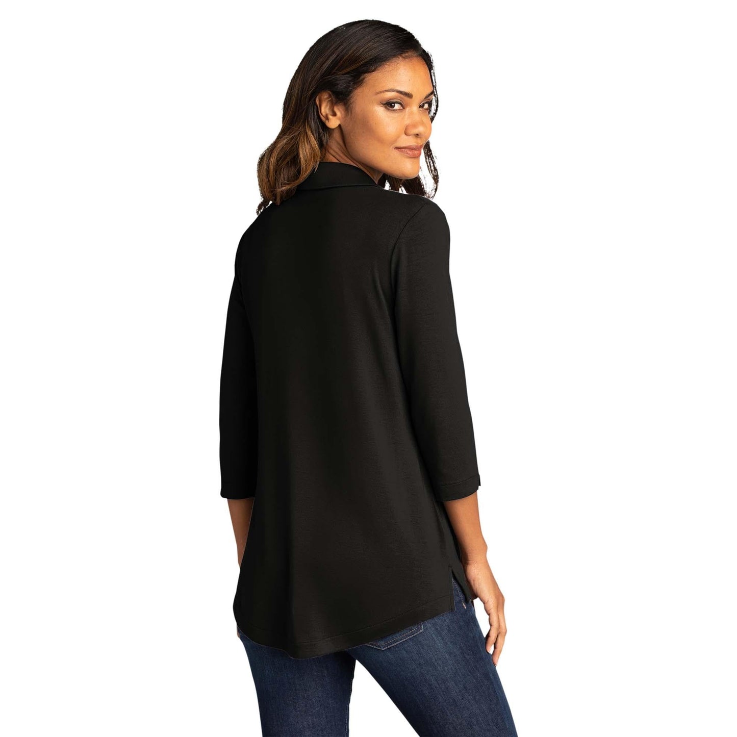 Deep Black T-Shirt - Port Authority - Stylish Comfort - Quality Fabric