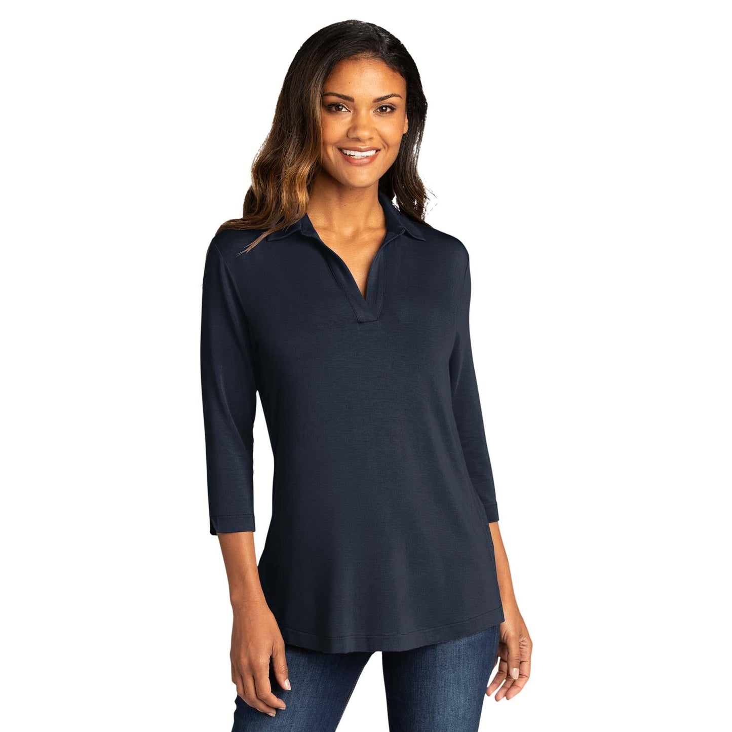 Deep Black T-Shirt - Port Authority - Stylish Comfort - Quality Fabric