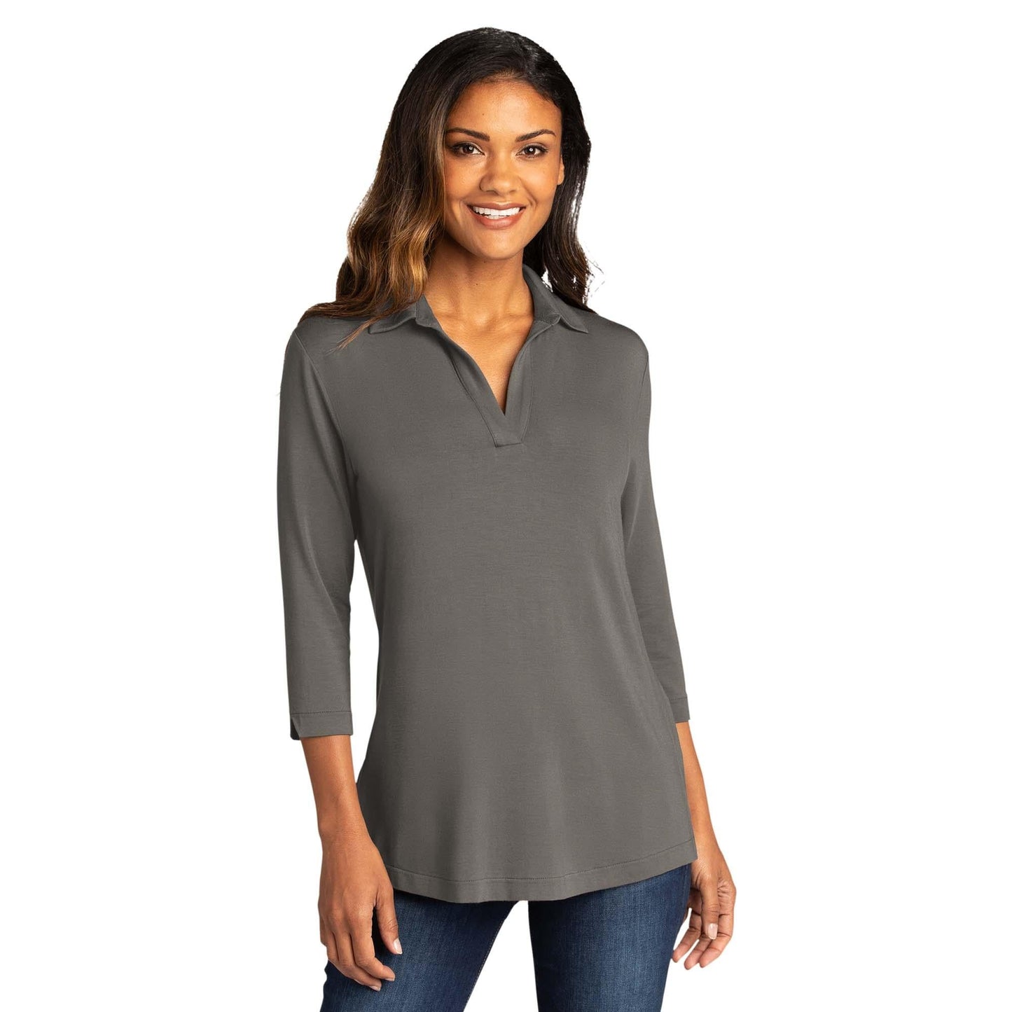 Deep Black T-Shirt - Port Authority - Stylish Comfort - Quality Fabric