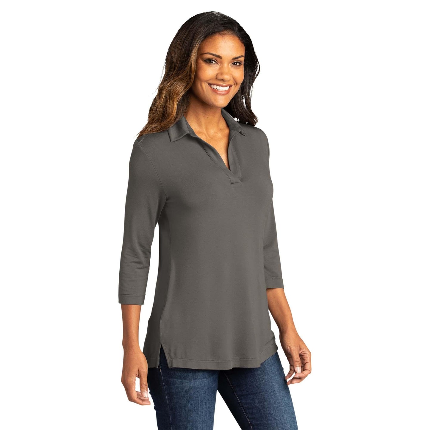 Deep Black T-Shirt - Port Authority - Stylish Comfort - Quality Fabric