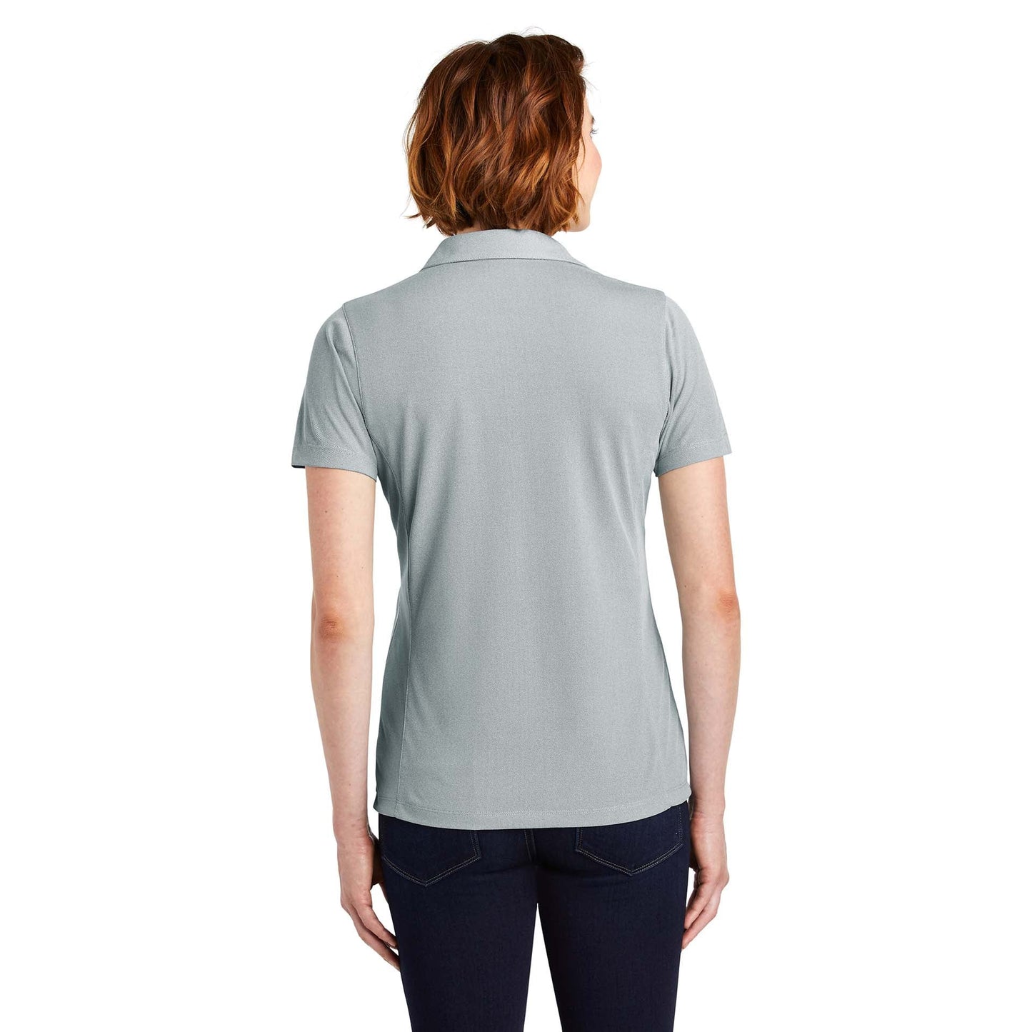 Black Polo Shirts - Port Authority - Soft Polyester Pique