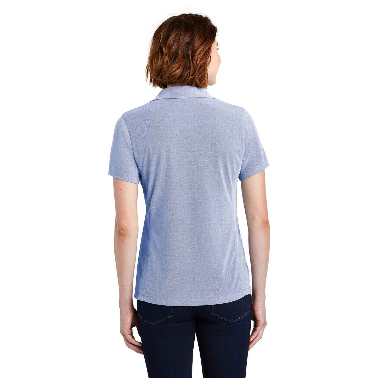 Black Polo Shirts - Port Authority - Soft Polyester Pique