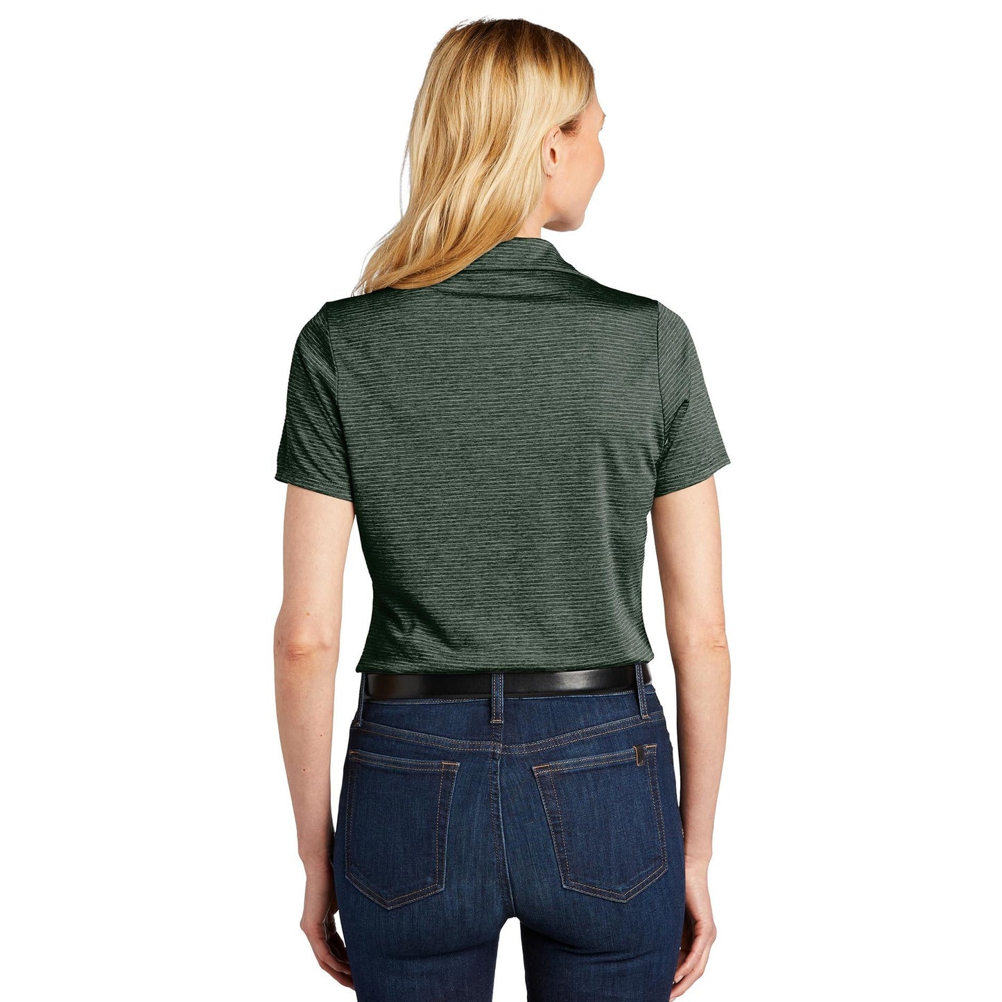 Deep Black Polo Shirts - Port Authority - Moisture Wicking