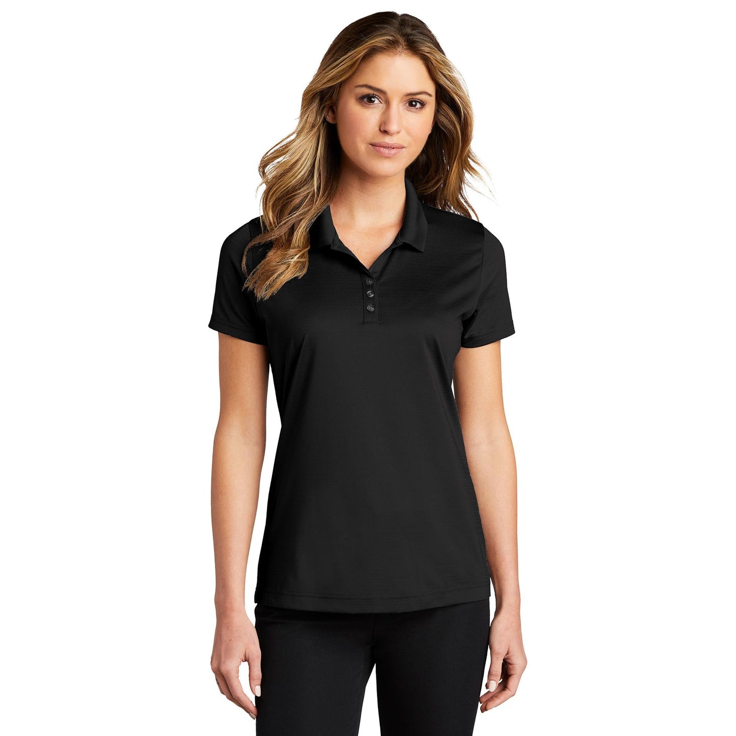 Deep Black Polo Shirts - Port Authority - Stylish Design