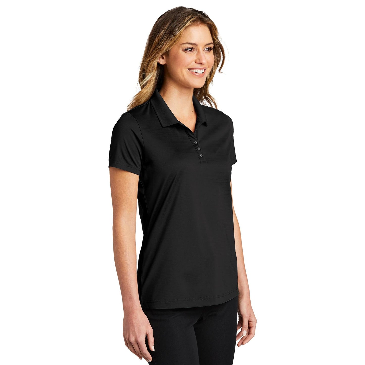 Deep Black Polo Shirts - Port Authority - Stylish Design