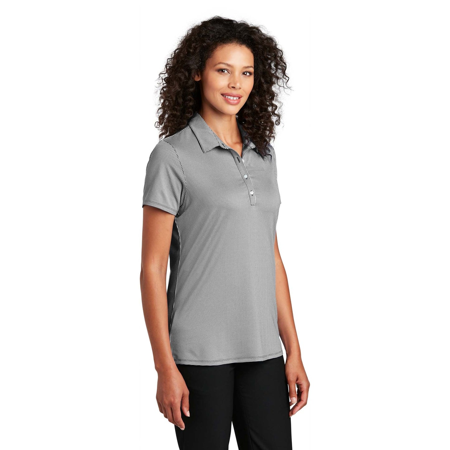 Black/White Polo Shirts - Port Authority - Stylish Design