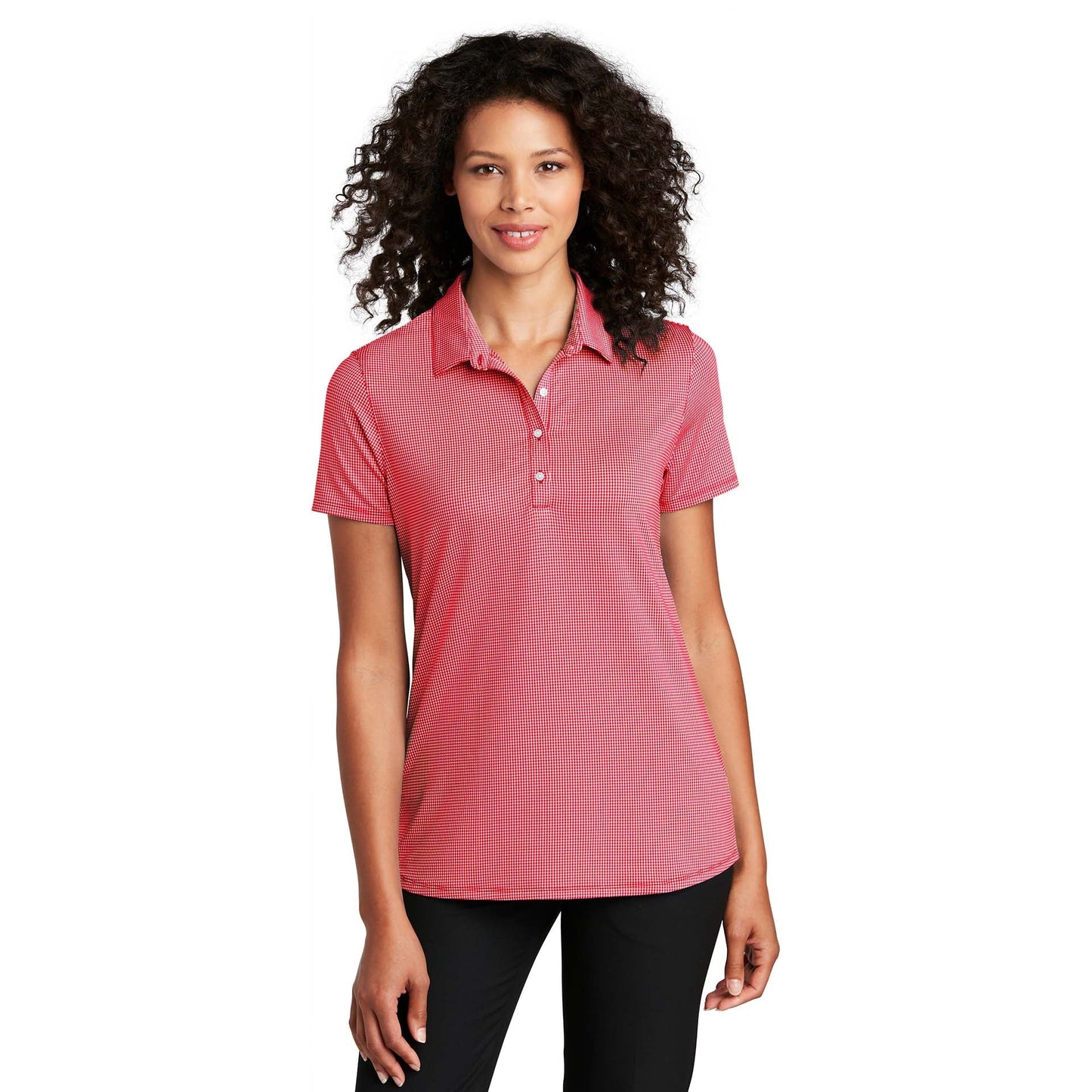 Black/White Polo Shirts - Port Authority - Stylish Design