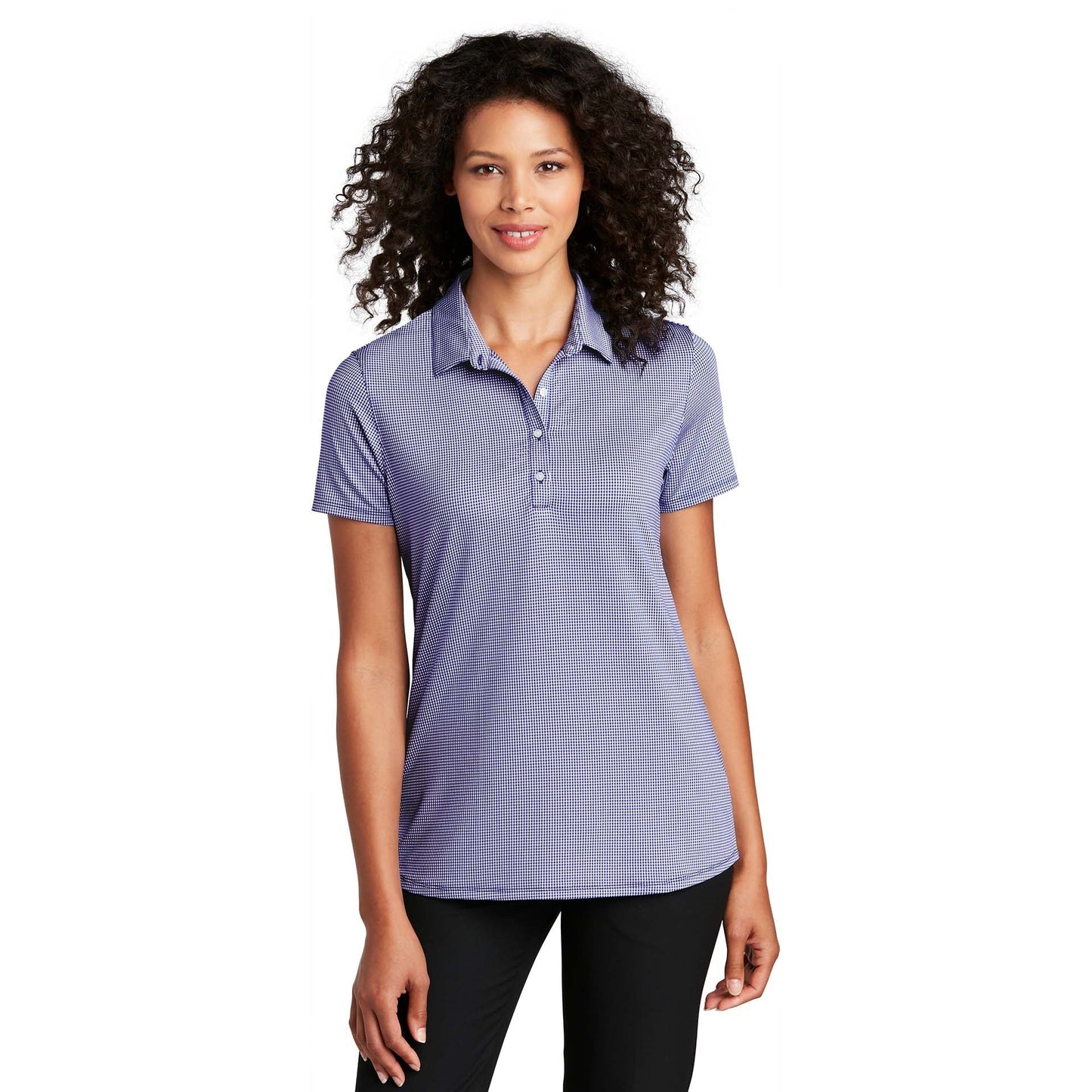 Black/White Polo Shirts - Port Authority - Stylish Design