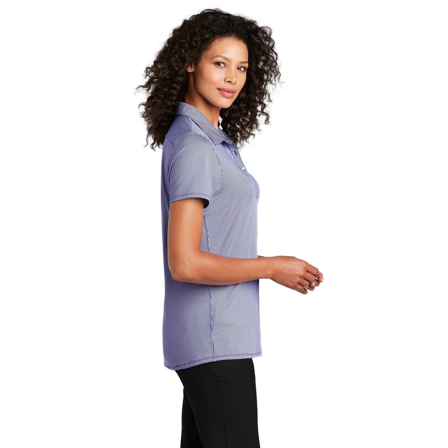 Black/White Polo Shirts - Port Authority - Stylish Design