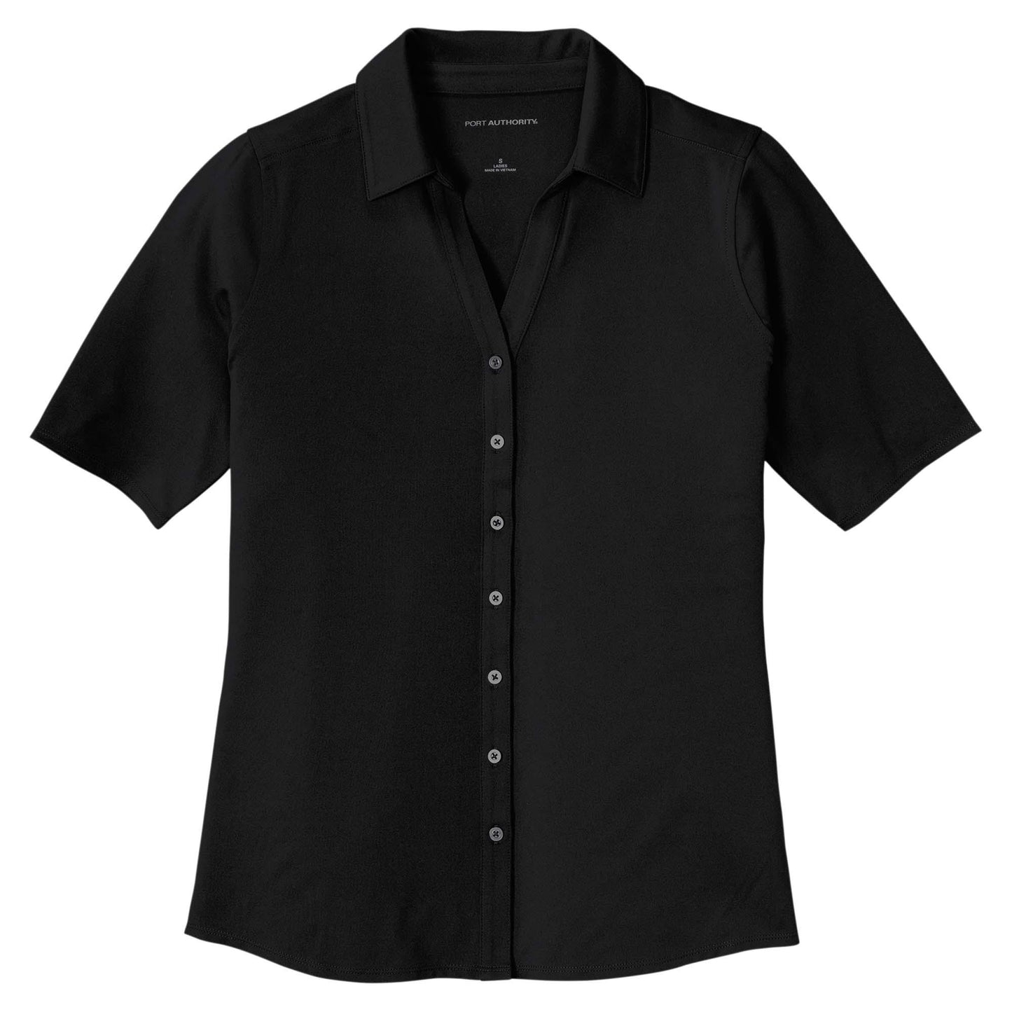 Black Button Up Shirt - Port Authority - Easy Care
