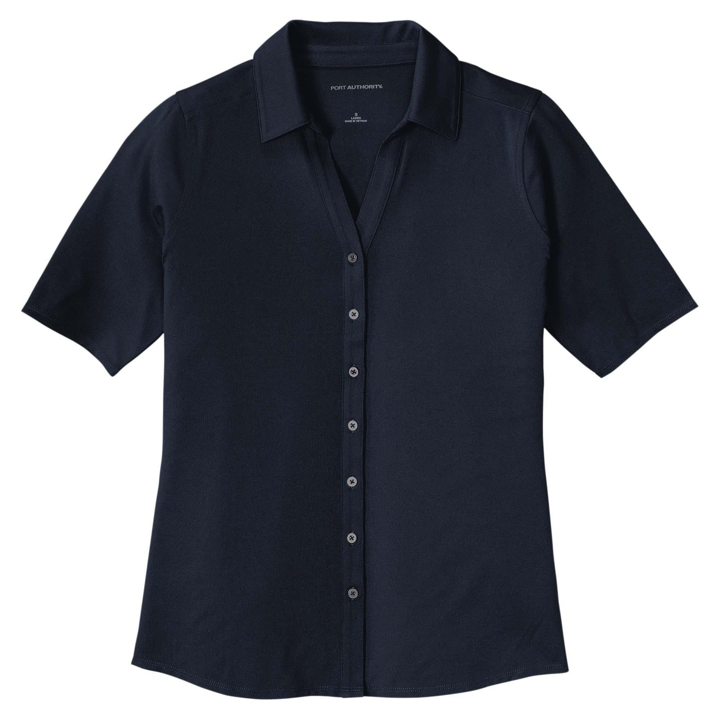Black Button Up Shirt - Port Authority - Easy Care