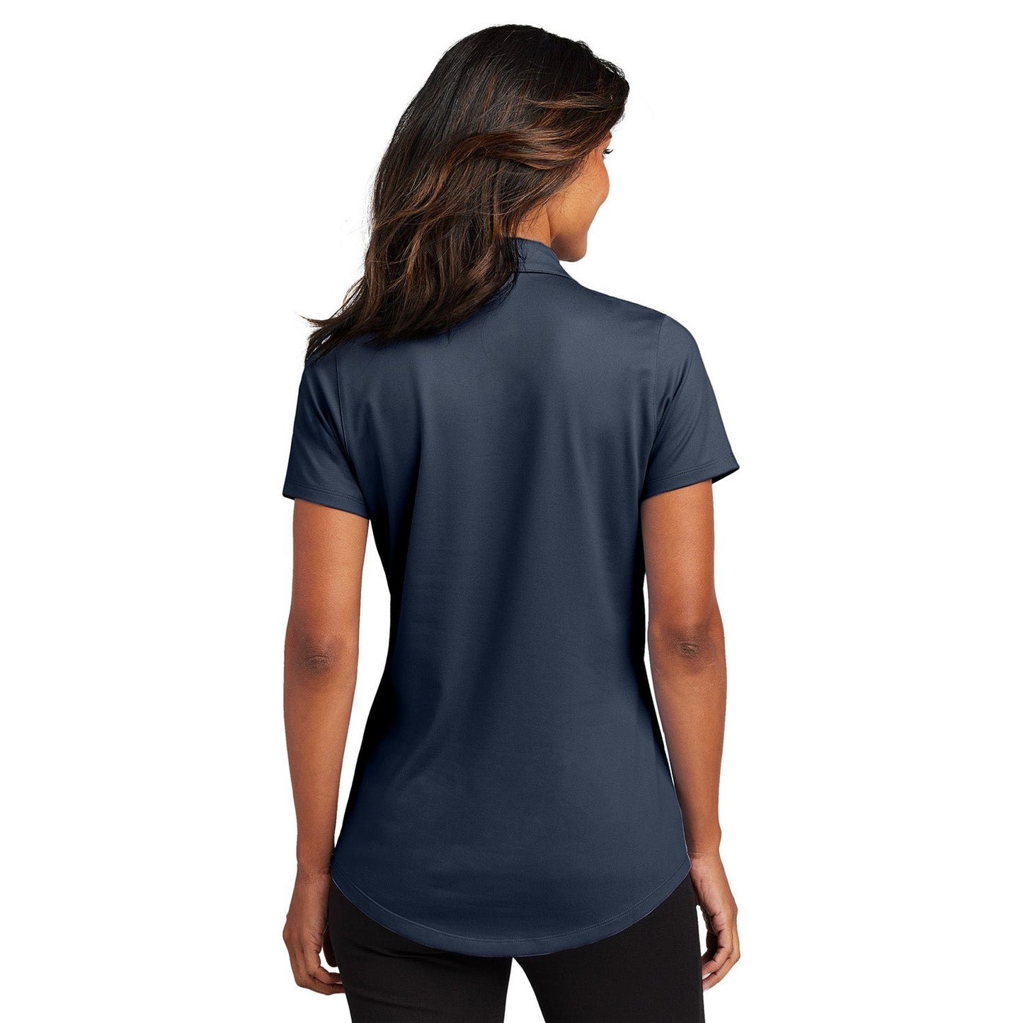 Black Stretch Polo Shirts - Port Authority - Moisture-Wicking