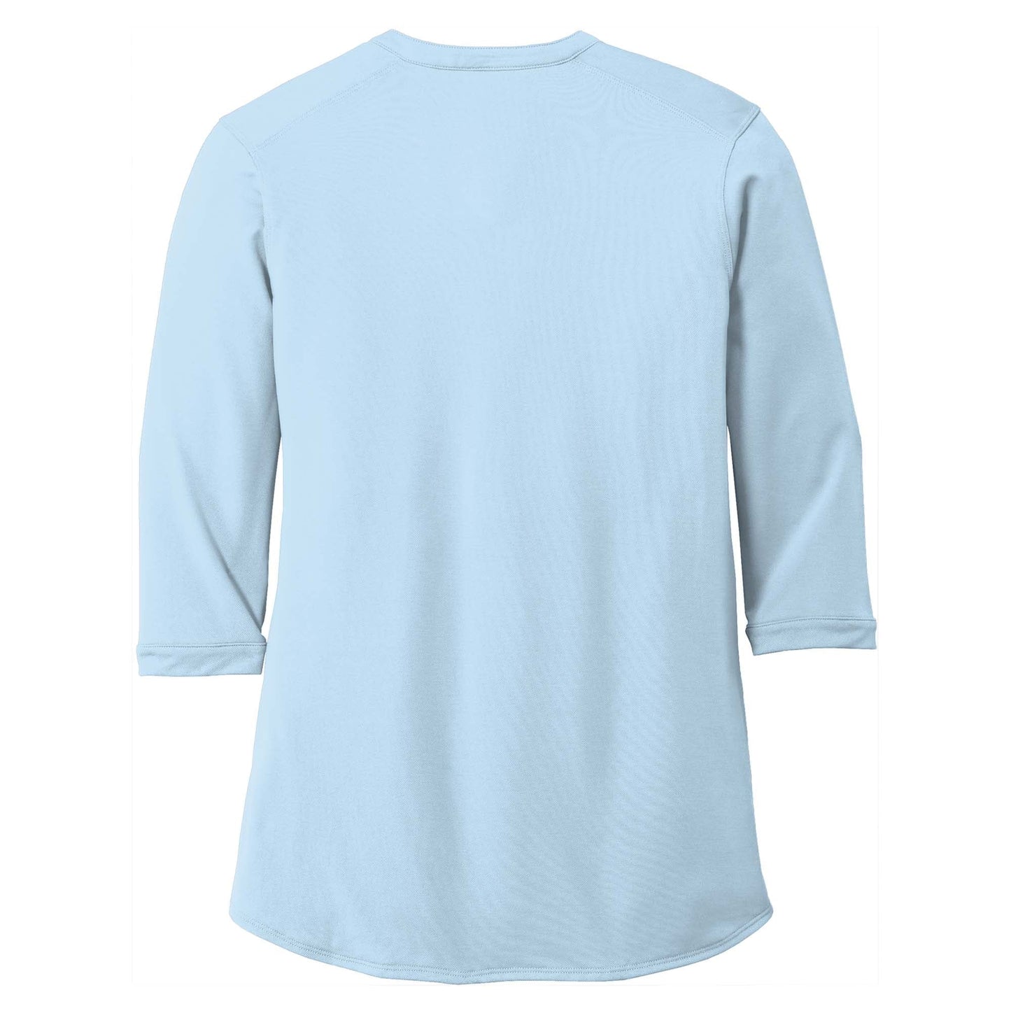 Black Henley Shirt - Port Authority - Tag-Free
