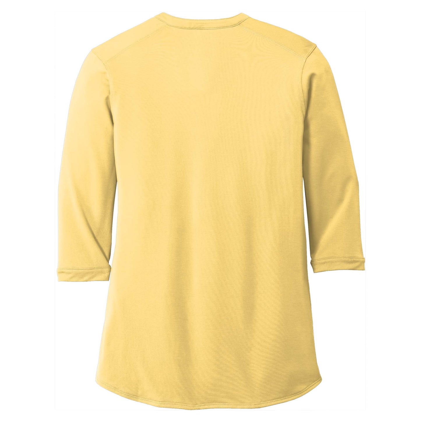 Black Henley Shirt - Port Authority - Tag-Free