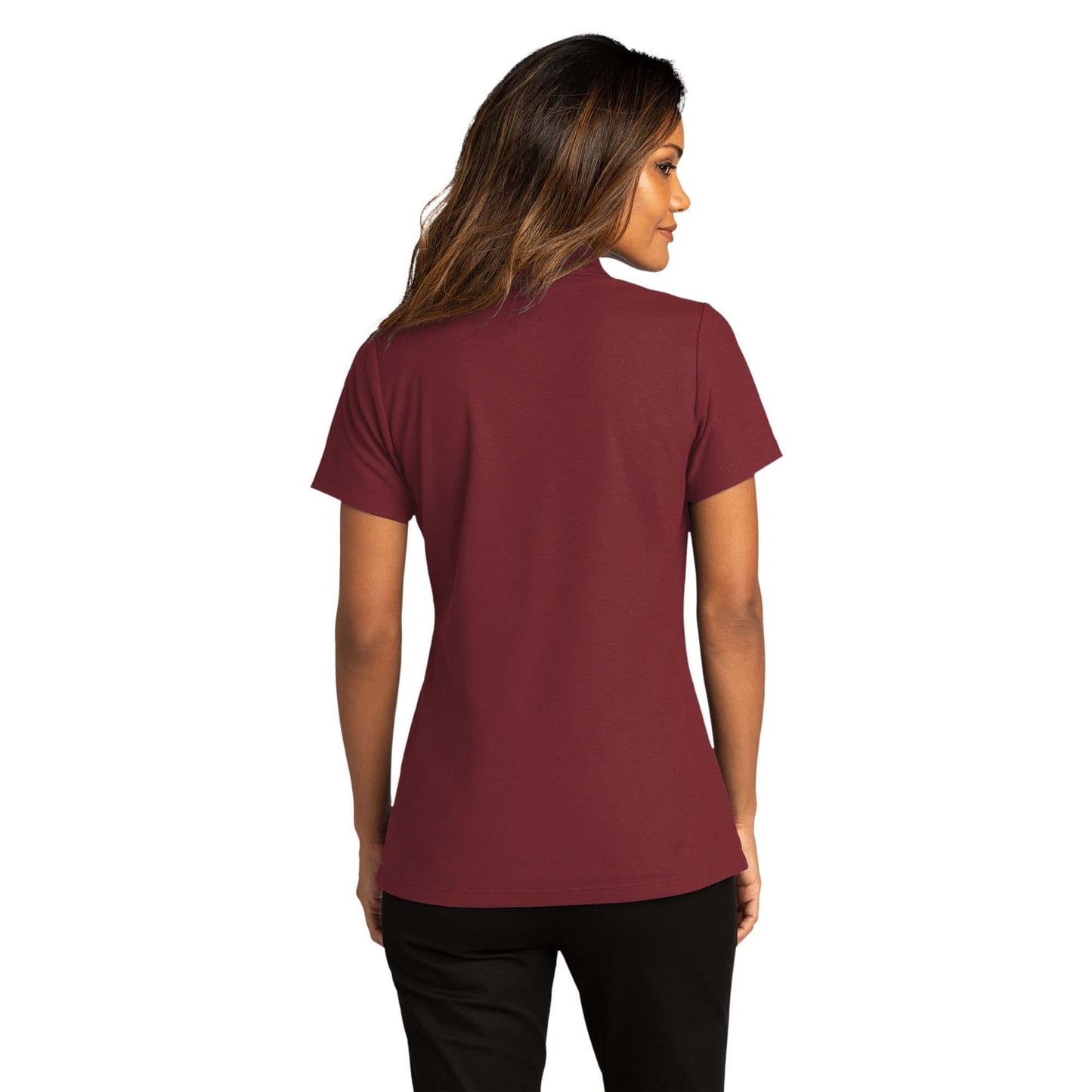Burgundy Polo Shirt - Port Authority - Easy Care