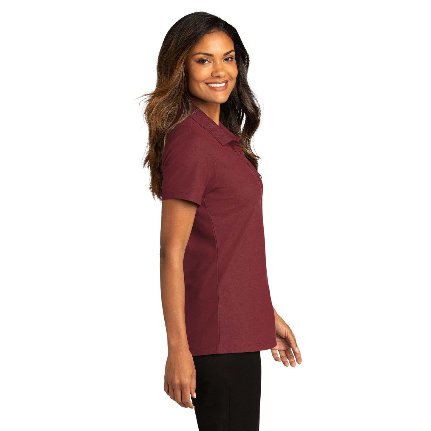 Burgundy Polo Shirt - Port Authority - Easy Care