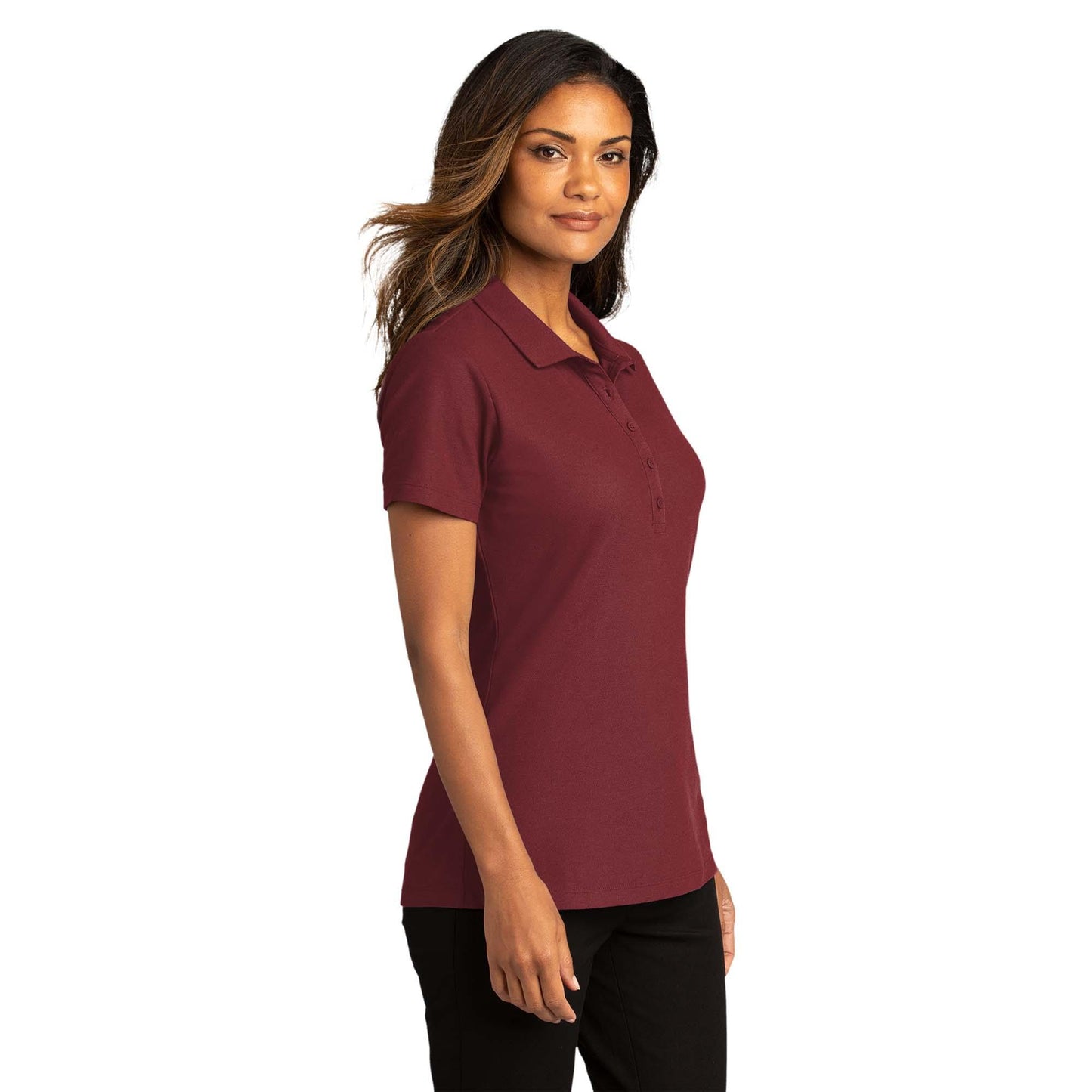 Burgundy Polo Shirt - Port Authority - Easy Care