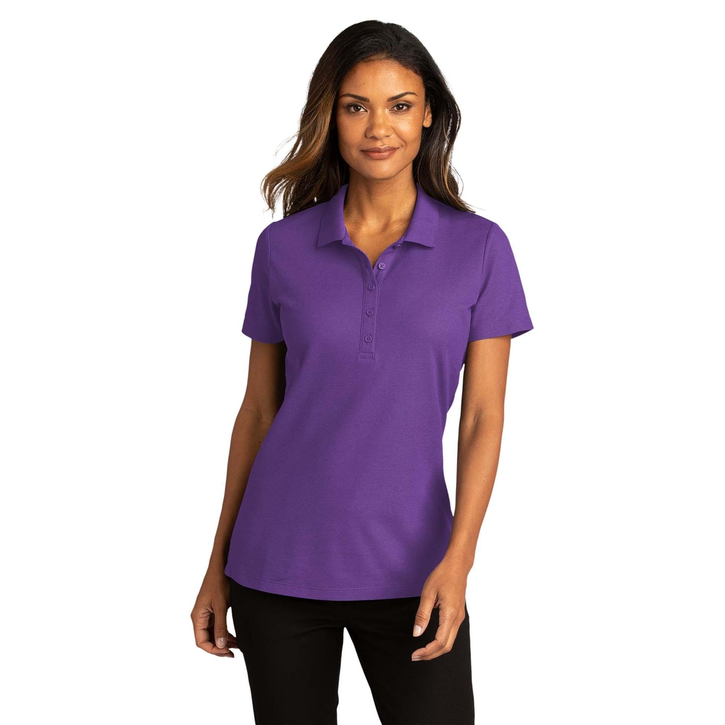 Burgundy Polo Shirt - Port Authority - Easy Care