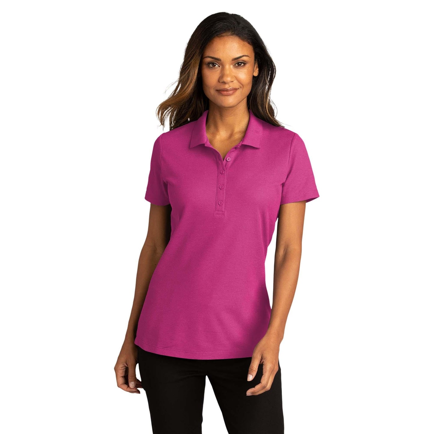 Burgundy Polo Shirt - Port Authority - Easy Care