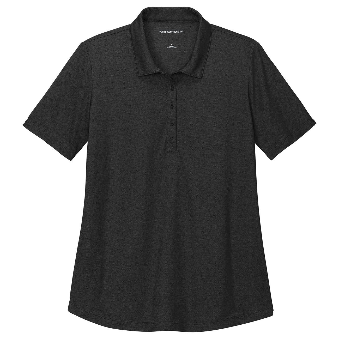 Aegean Blue Heather Polo Shirt - Port Authority - Soft Blend