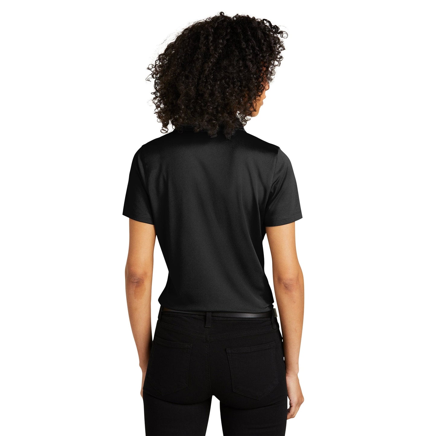 Deep Black Polo Shirt - Port Authority - Recycled Fabric