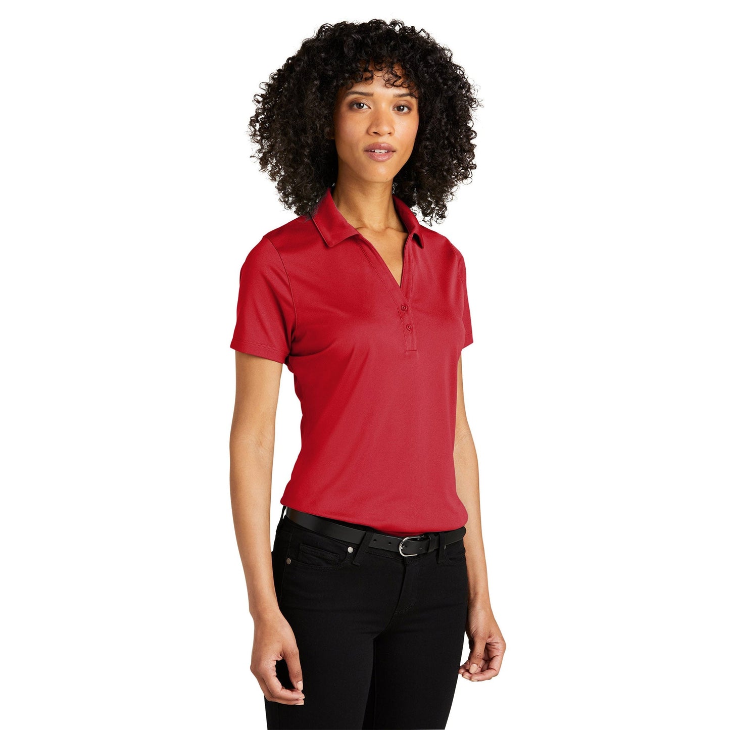 Deep Black Polo Shirt - Port Authority - Recycled Fabric
