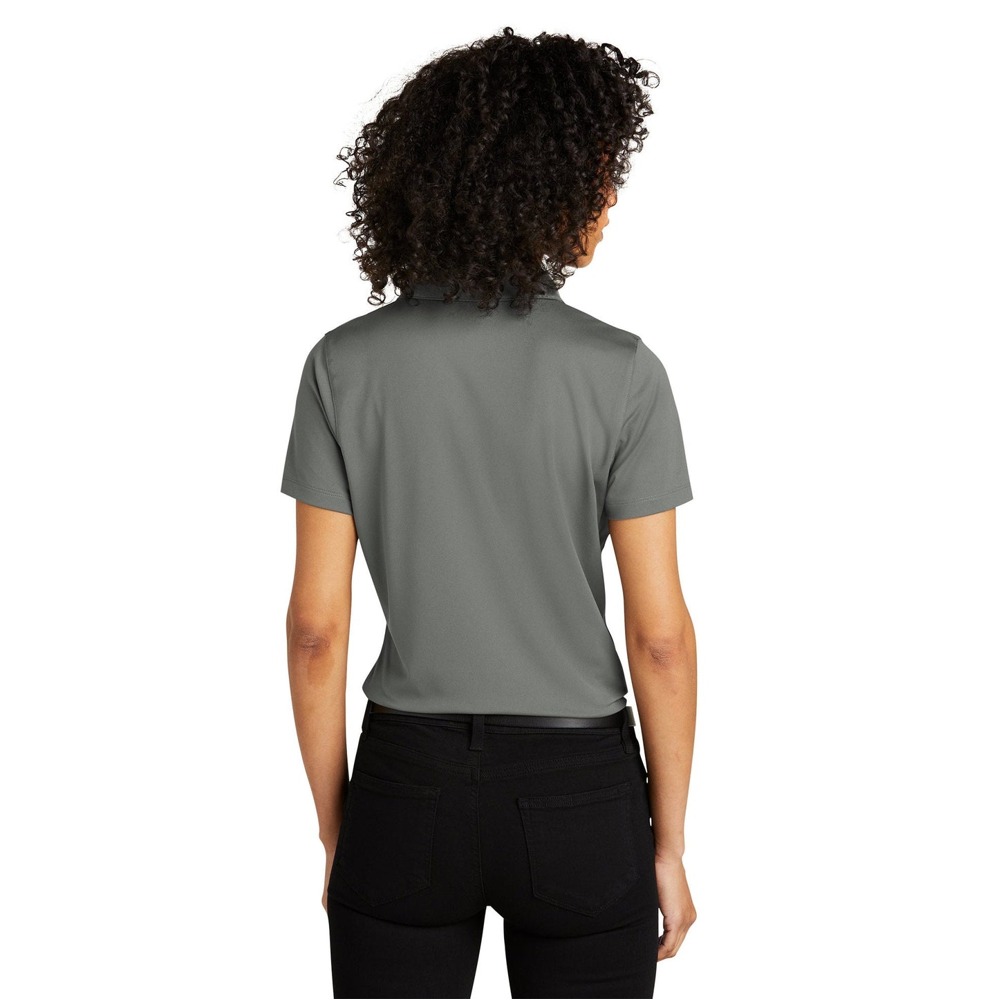 Deep Black Polo Shirt - Port Authority - Recycled Fabric