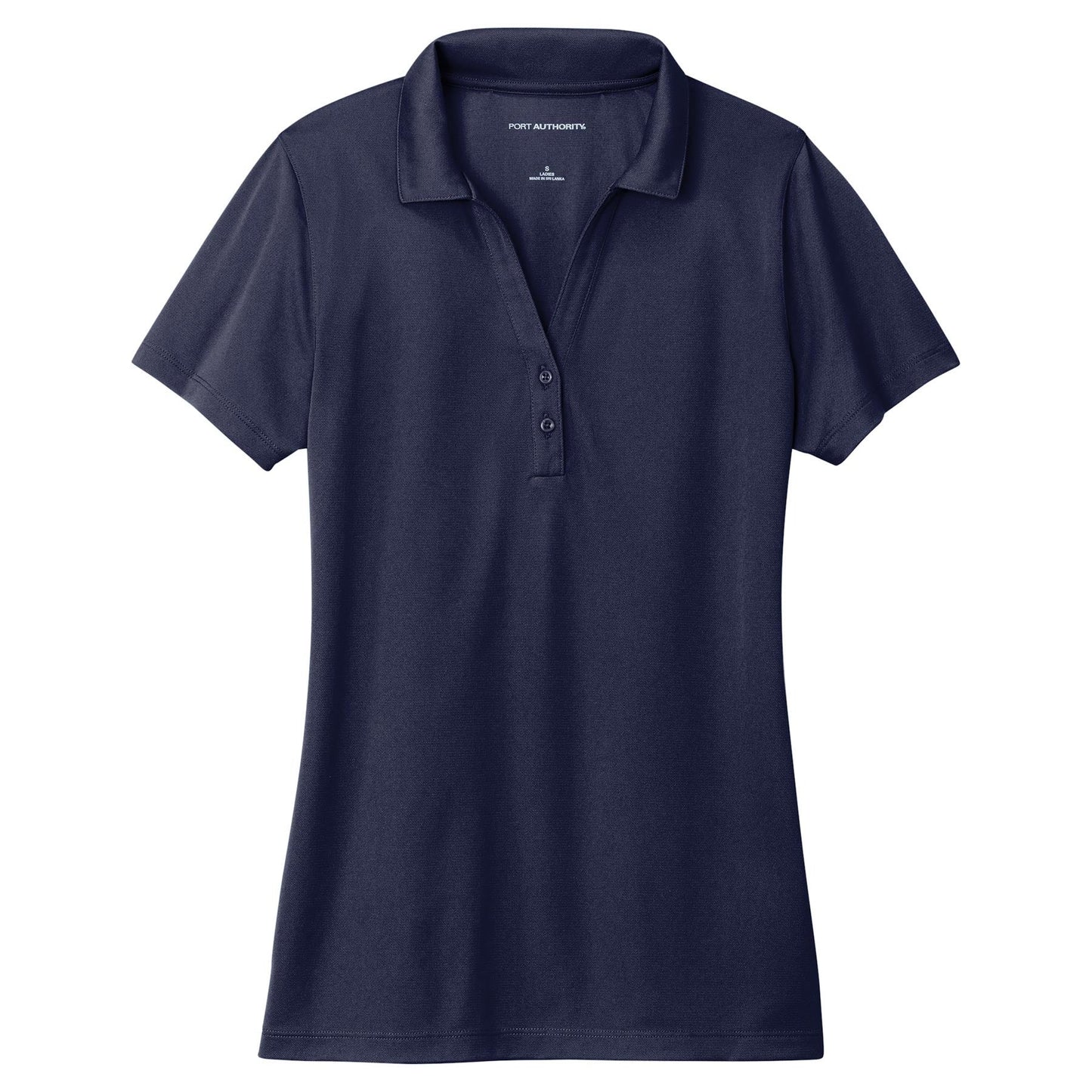 Deep Black Polo Shirt - Port Authority - Recycled Fabric