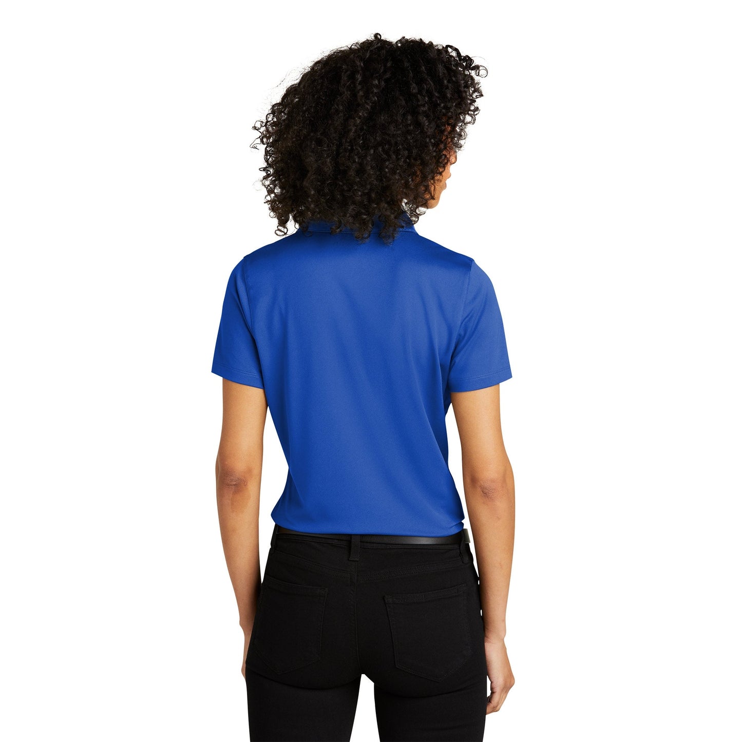 Deep Black Polo Shirt - Port Authority - Recycled Fabric