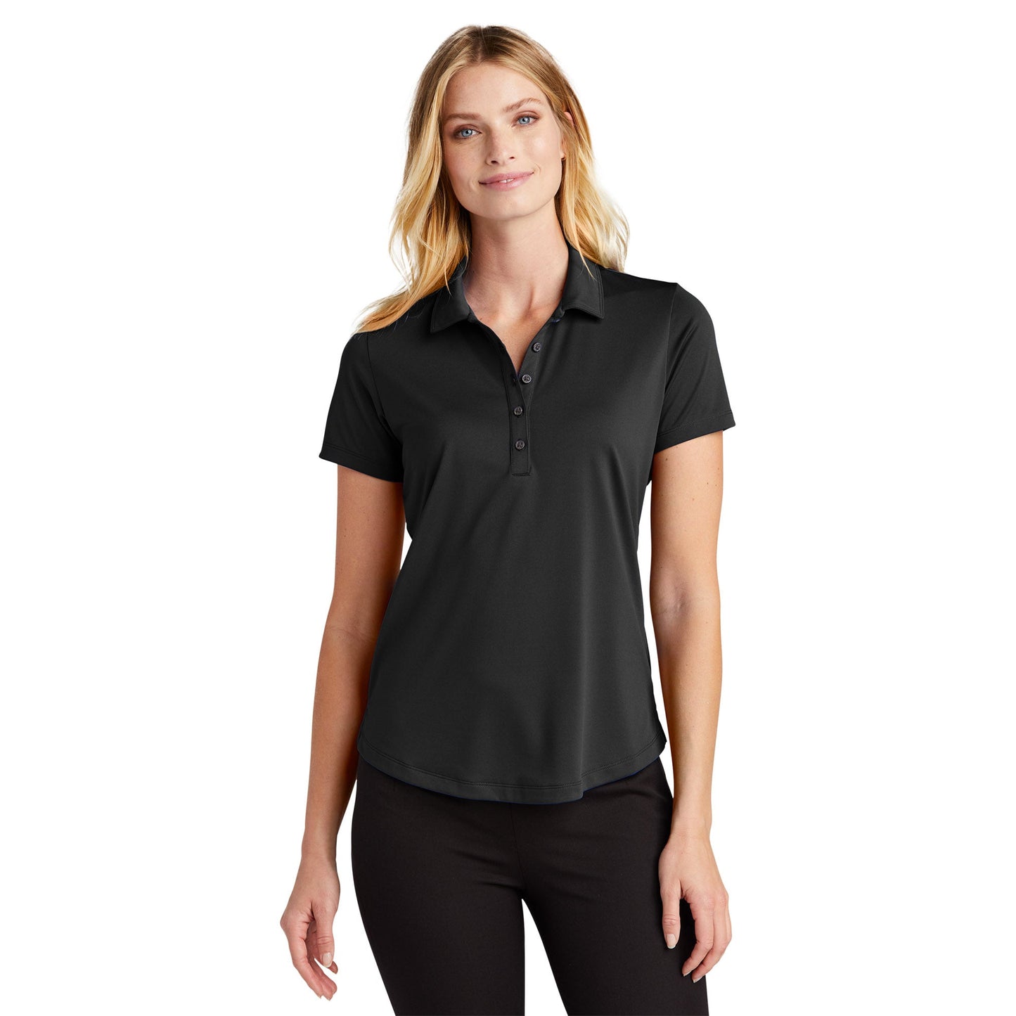Deep Black Polo Shirts - Port Authority - Snag-Proof