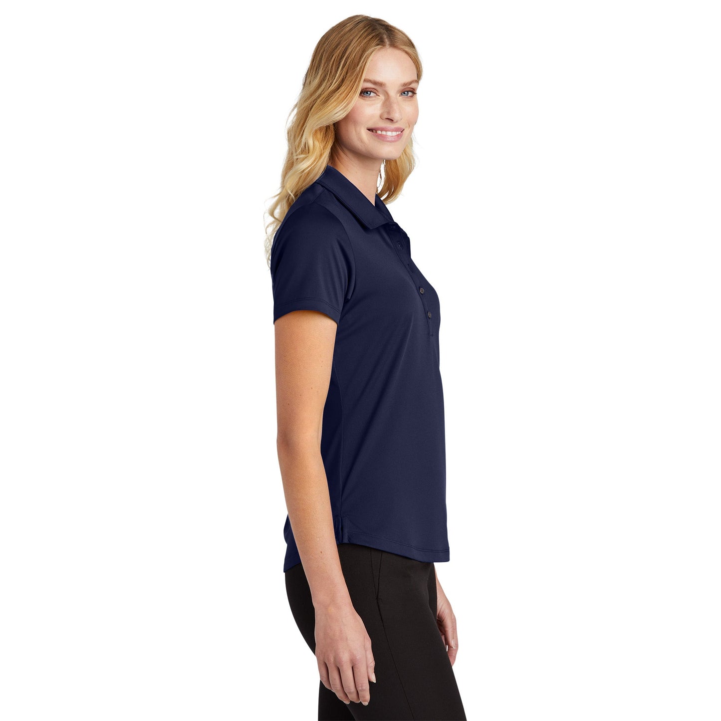 Deep Black Polo Shirts - Port Authority - Snag-Proof
