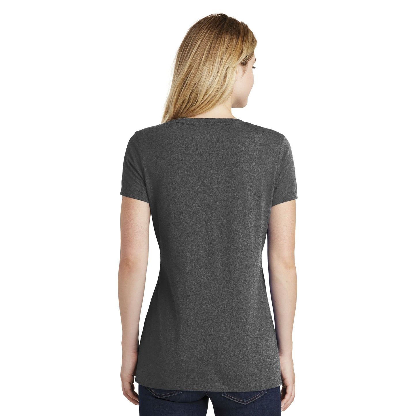 Black V-Neck Tee - New Era - Soft Blend