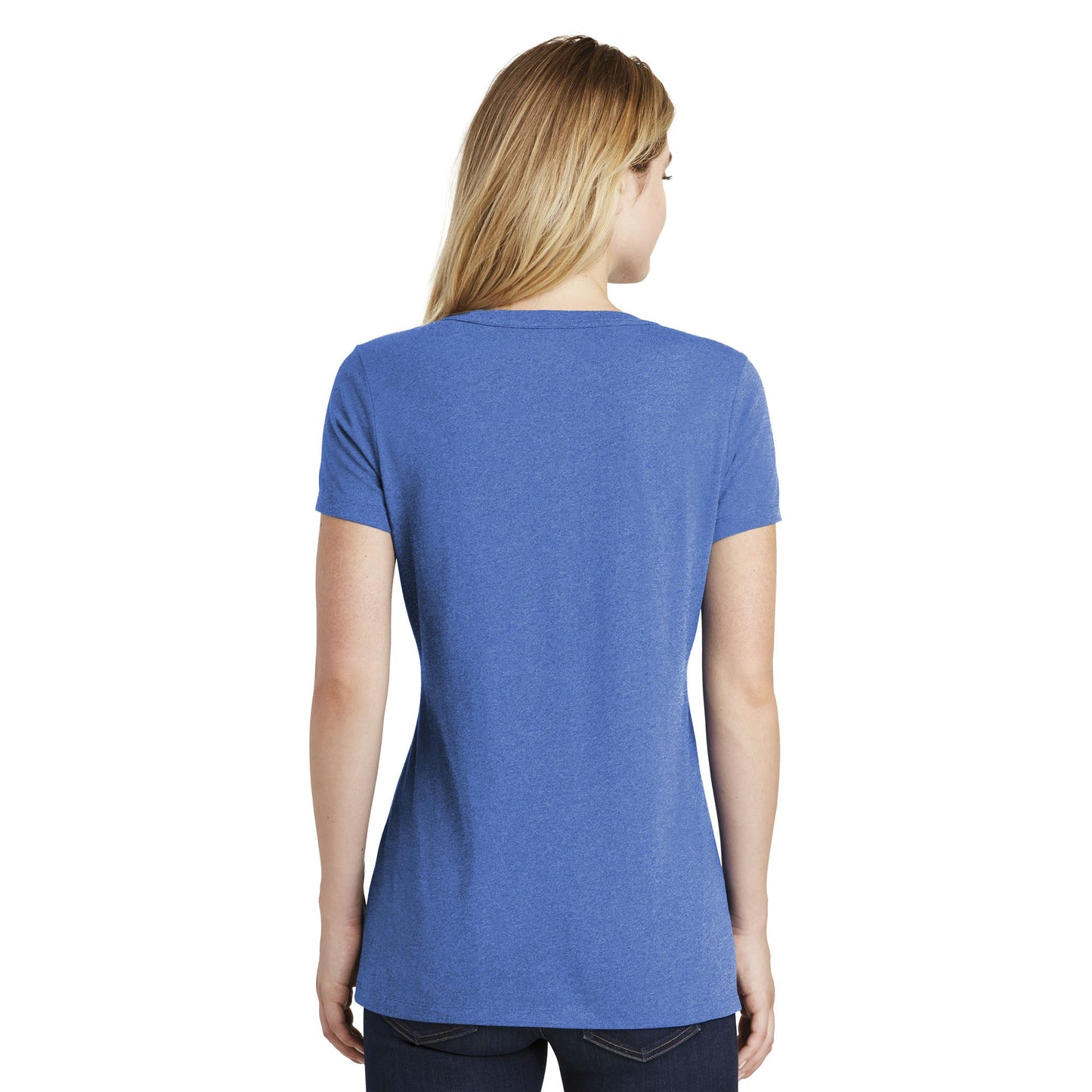 Black V-Neck Tee - New Era - Soft Blend