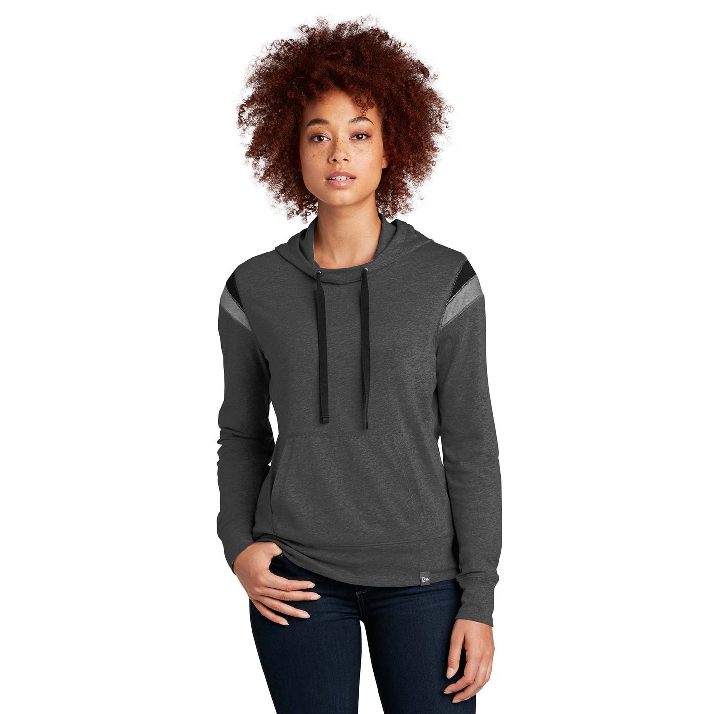 Black Heather Hoodie - New Era - Soft and Stylish