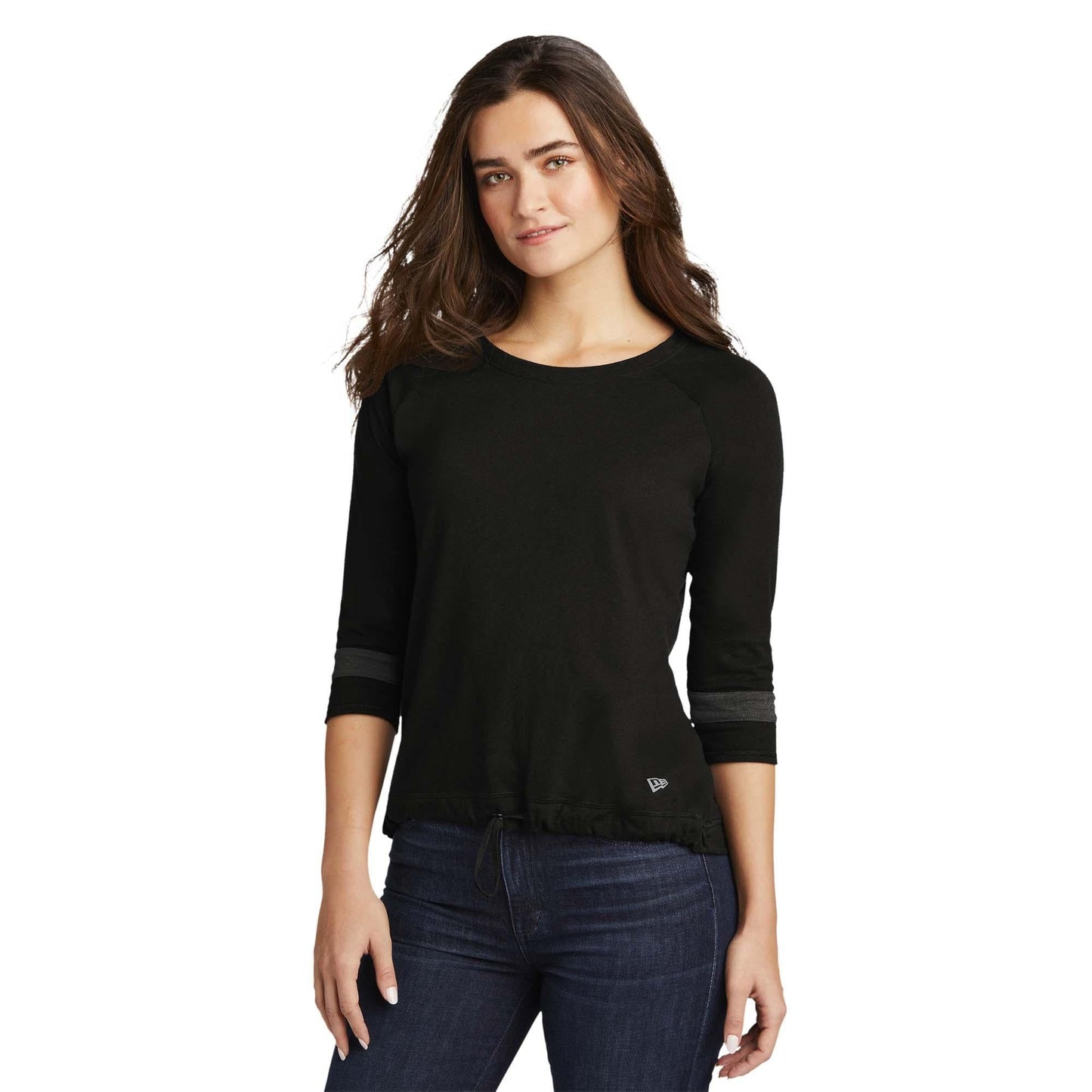 Black Tri-Blend Tee - New Era - Flattering Fit