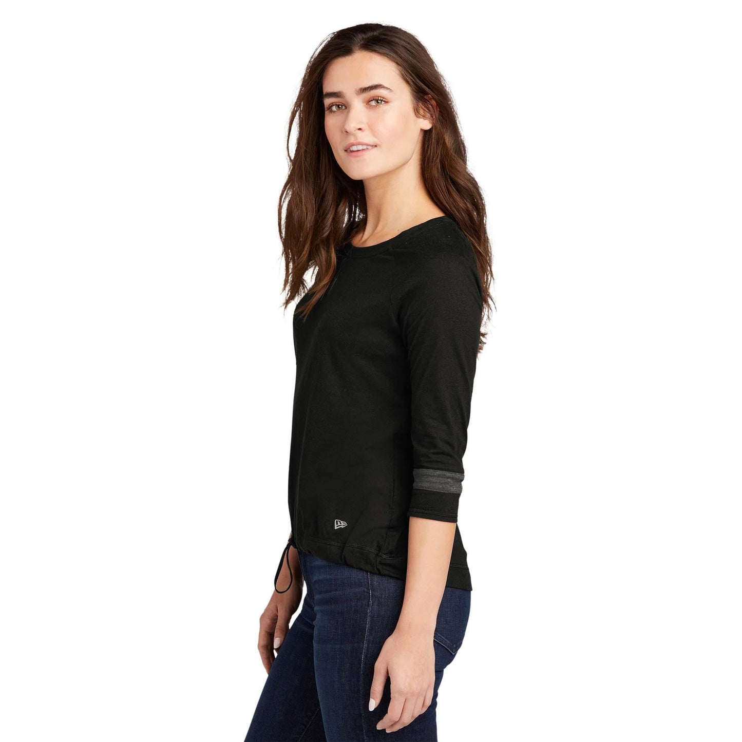 Black Tri-Blend Tee - New Era - Flattering Fit