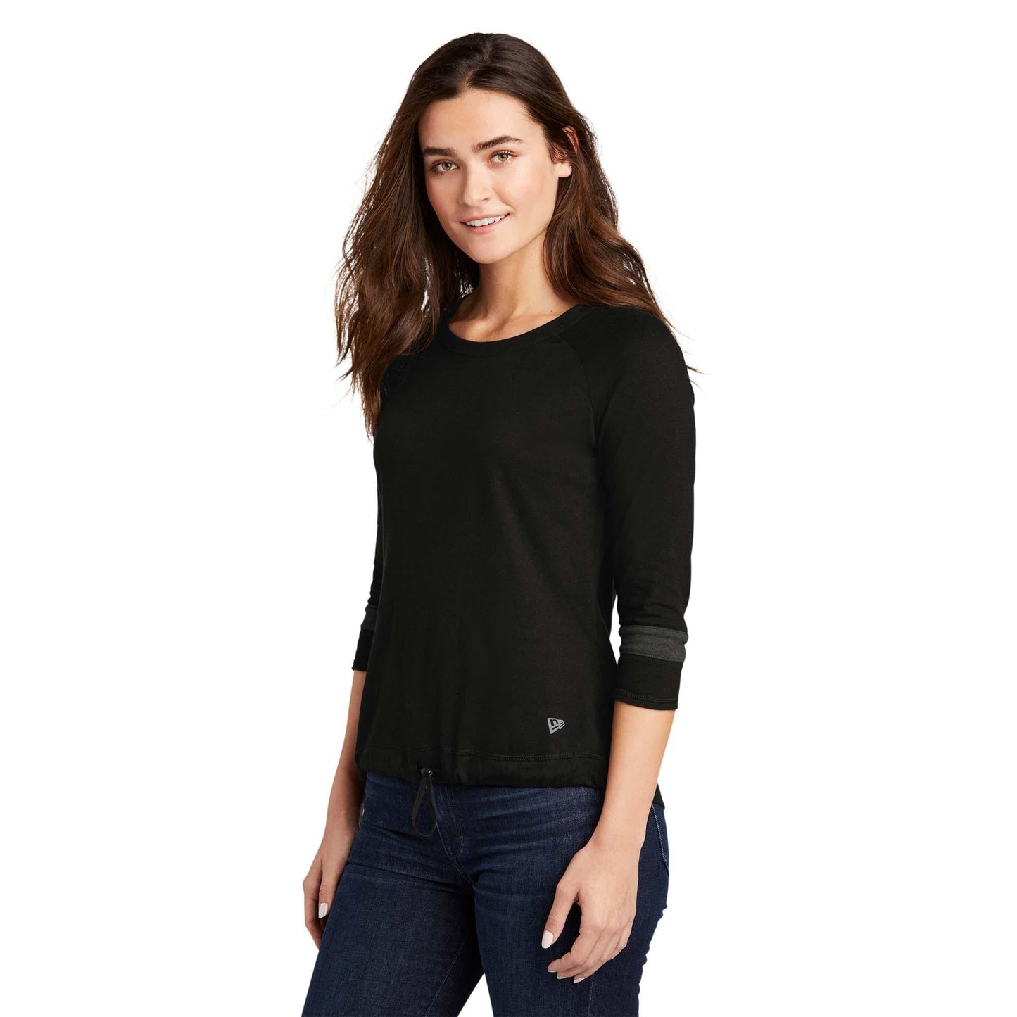 Black Tri-Blend Tee - New Era - Flattering Fit