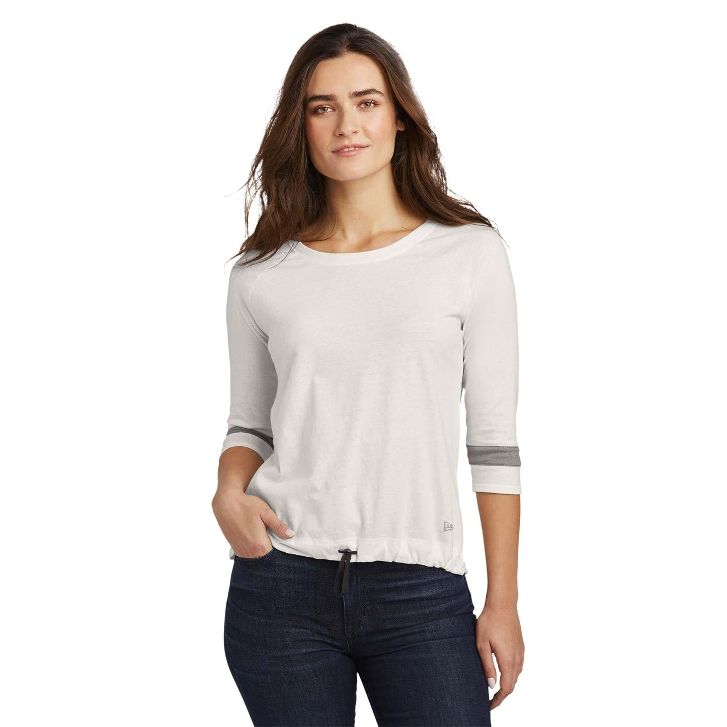 Black Tri-Blend Tee - New Era - Flattering Fit