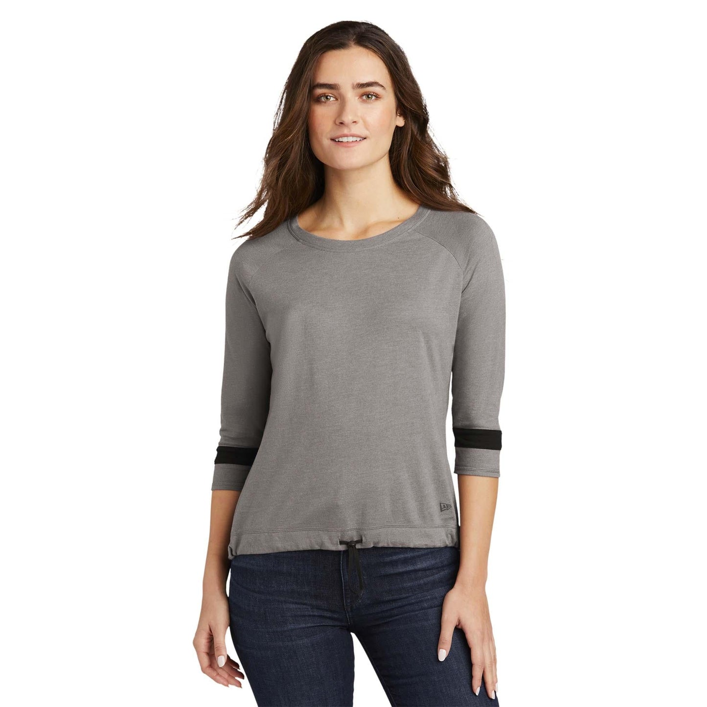 Black Tri-Blend Tee - New Era - Flattering Fit