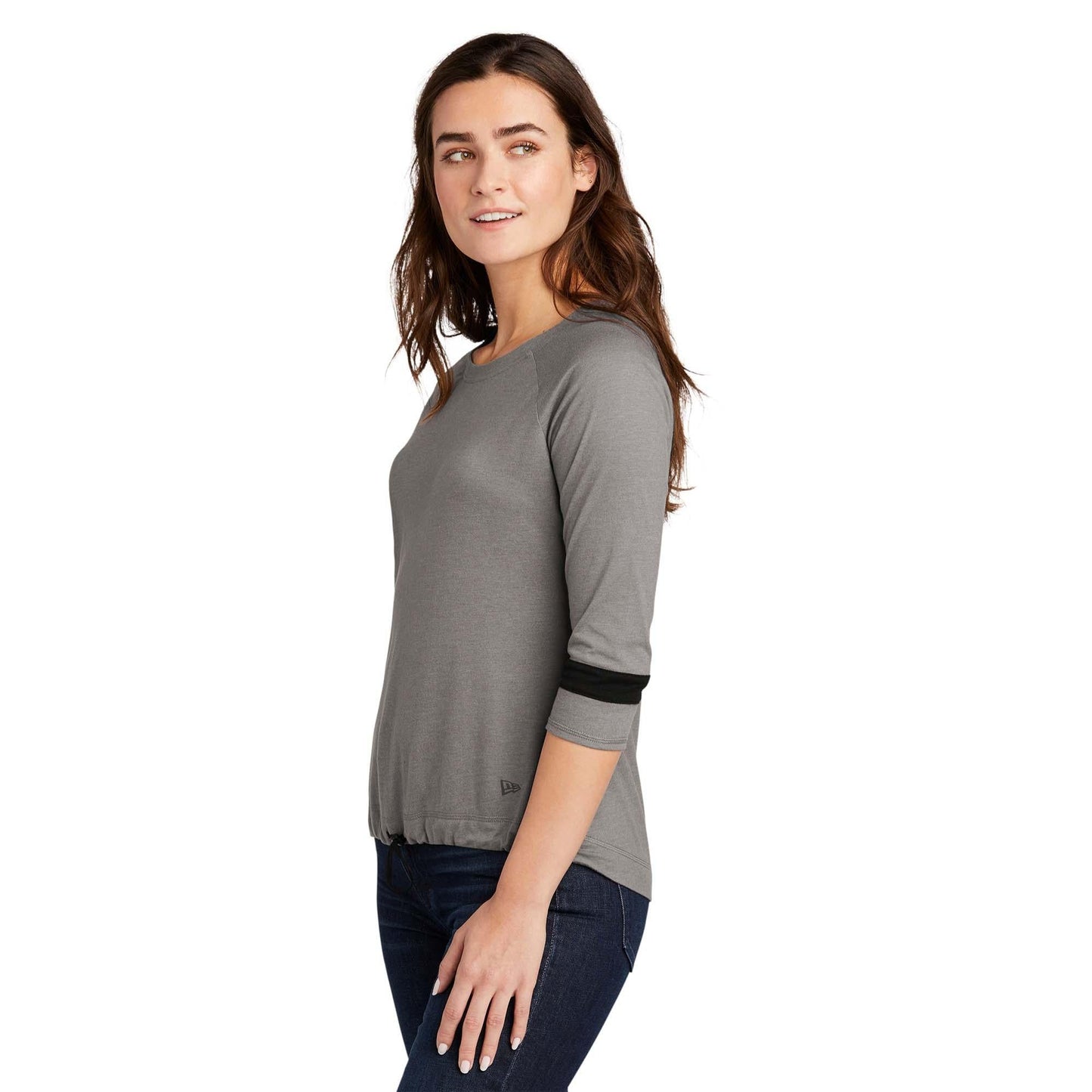 Black Tri-Blend Tee - New Era - Flattering Fit
